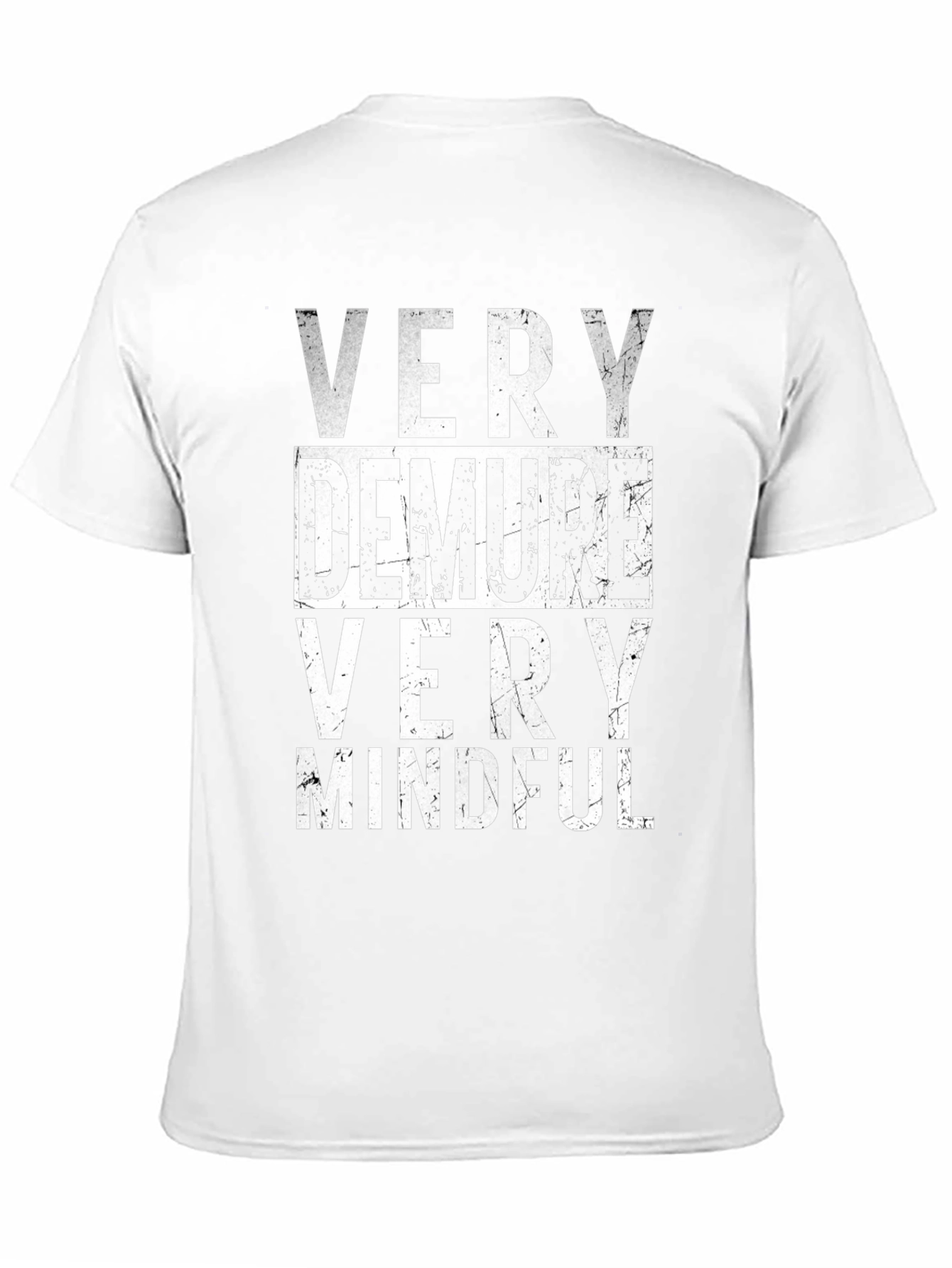 Very Demure Very Mindful Graphic Tee - Black