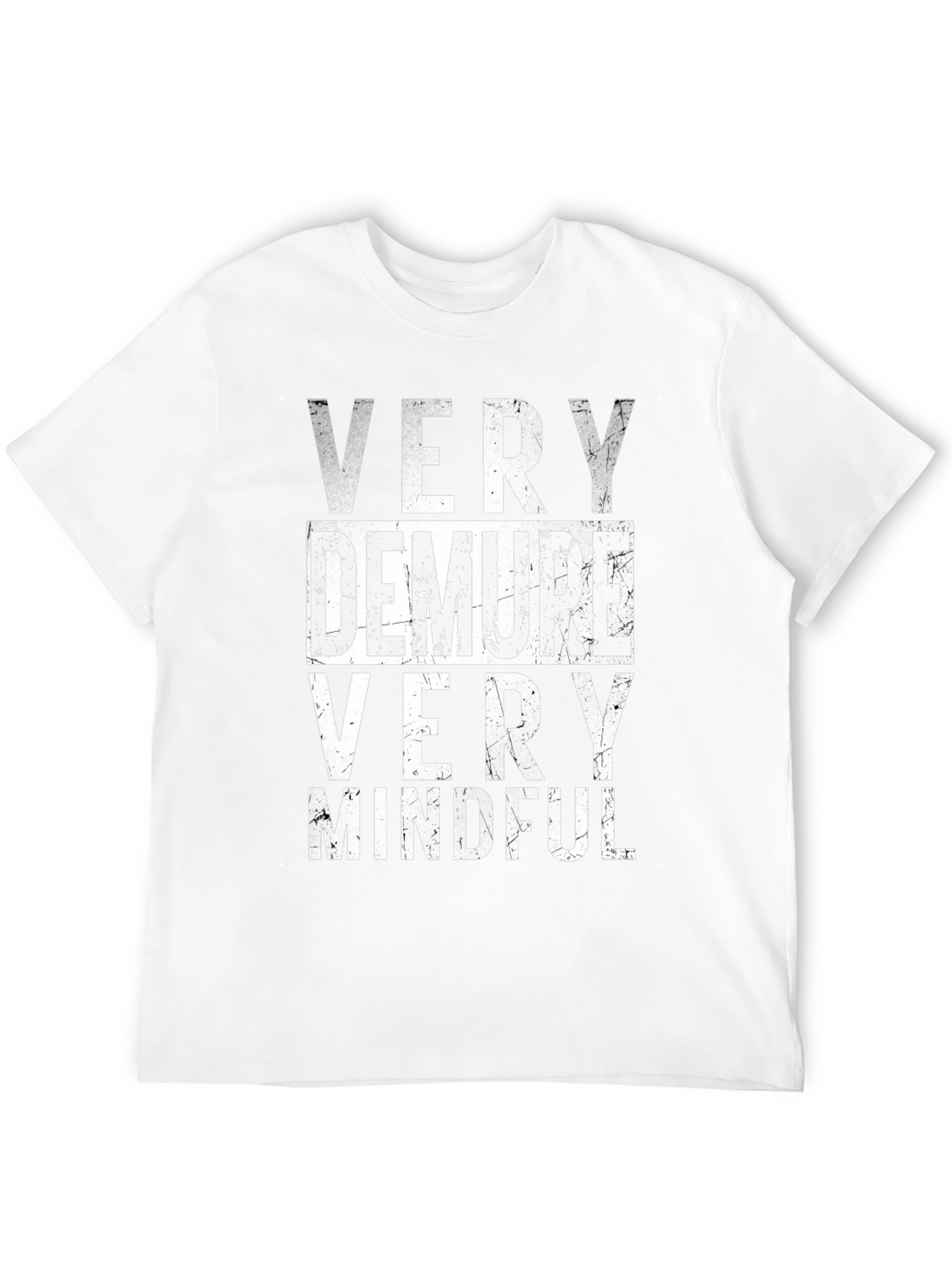 Very Demure Very Mindful Graphic Tee - Black