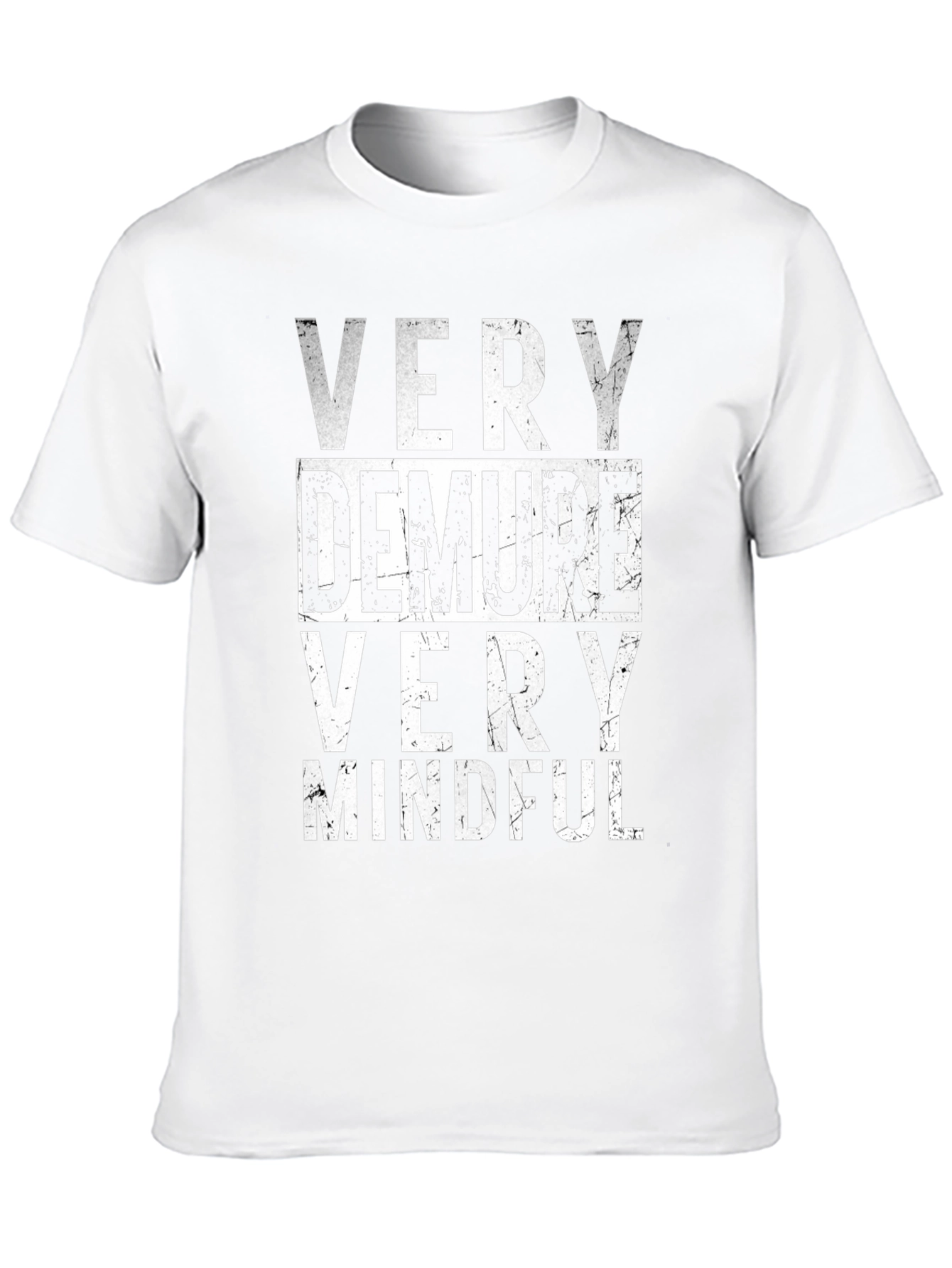 Very Demure Very Mindful Graphic Tee - Black