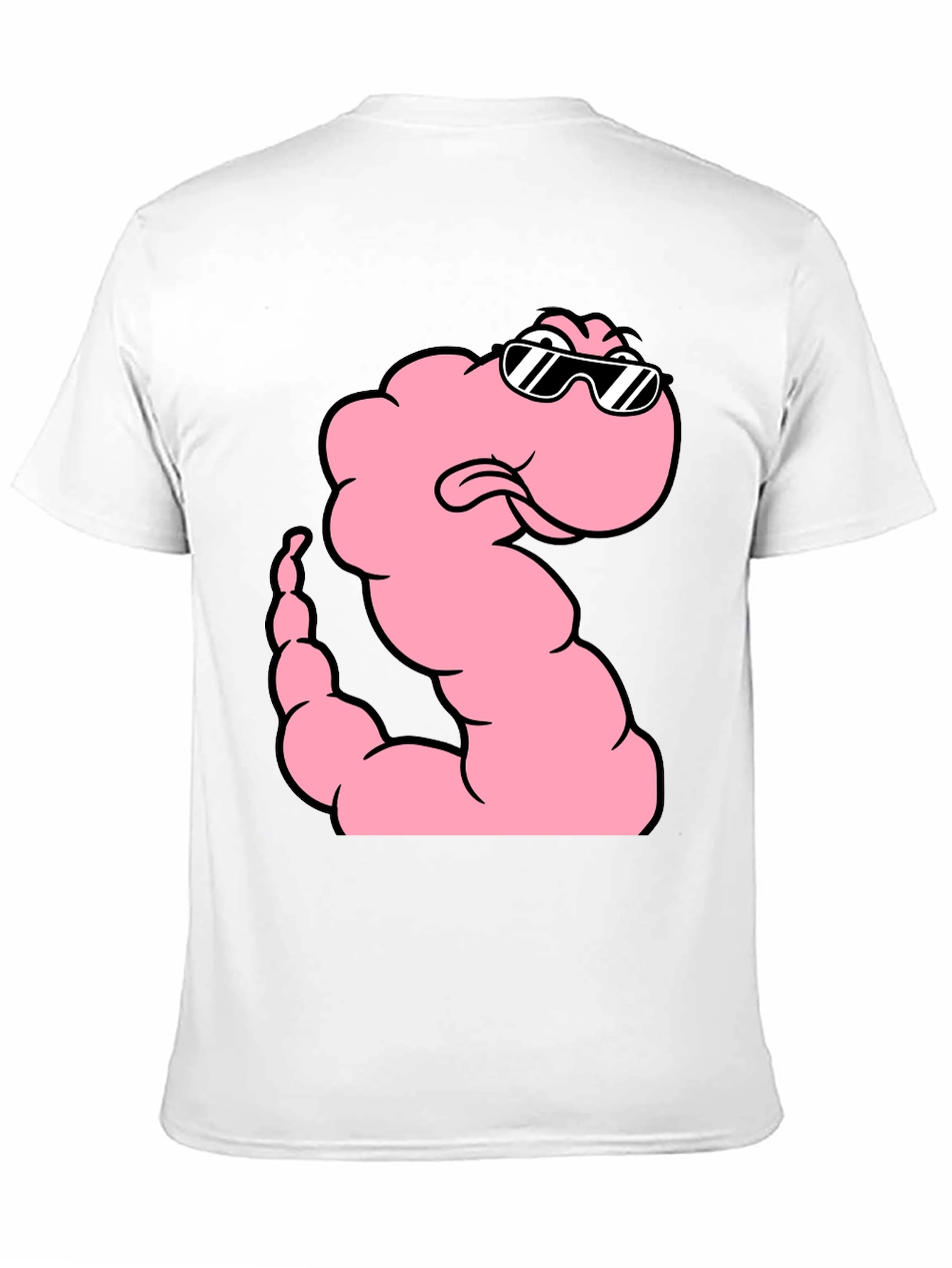 Cool Worm Graphic Black T-Shirt
