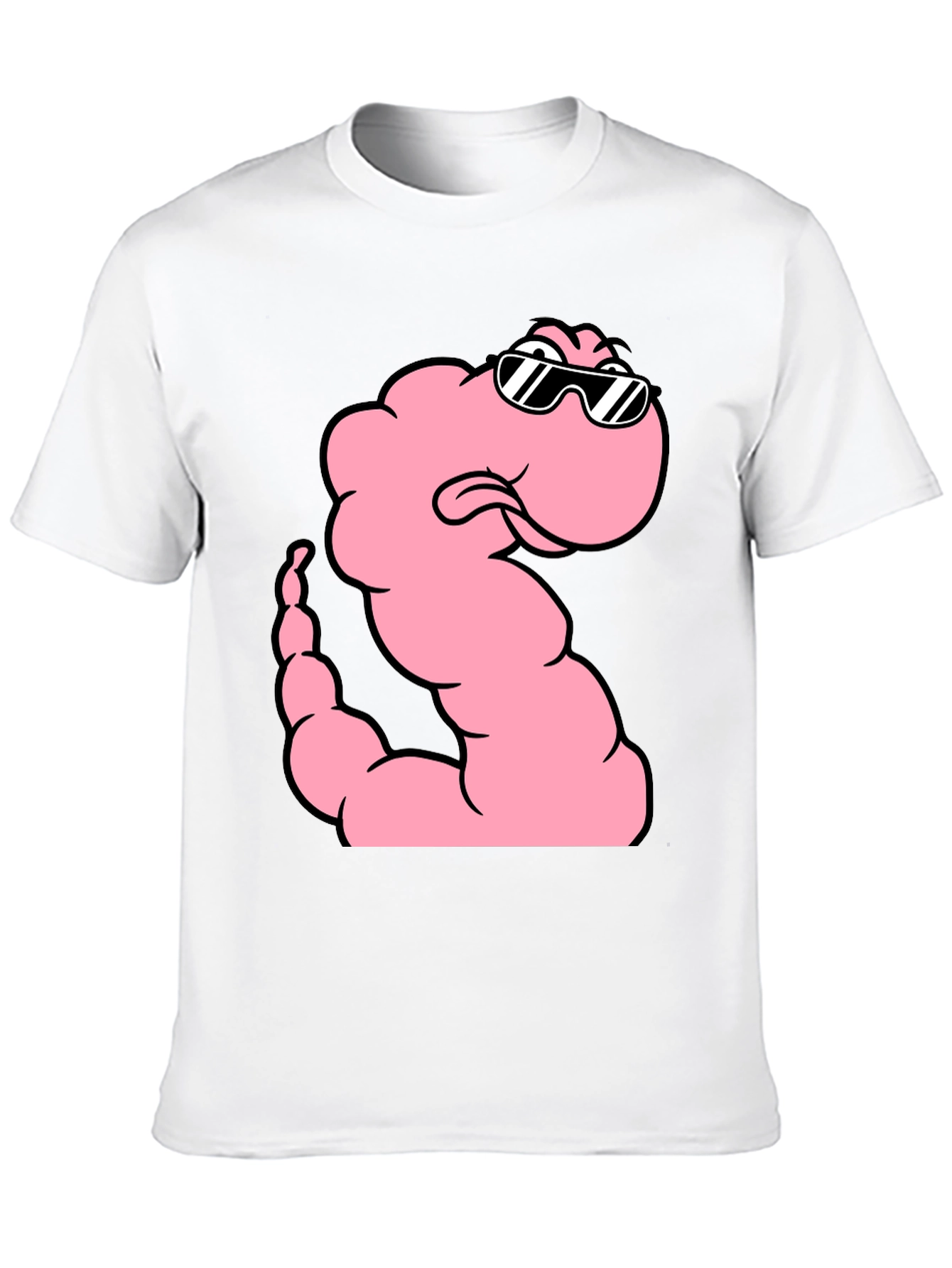 Cool Worm Graphic Black T-Shirt