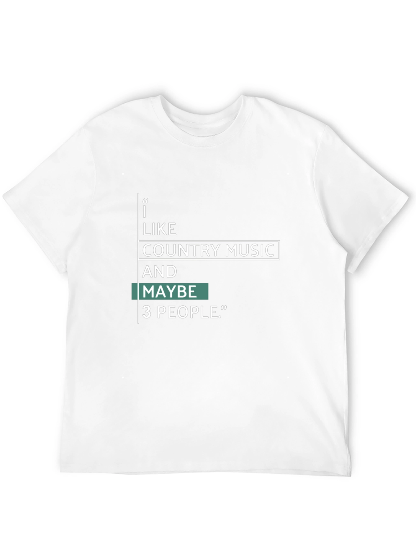 Country Music & People Graphic Tee - Black