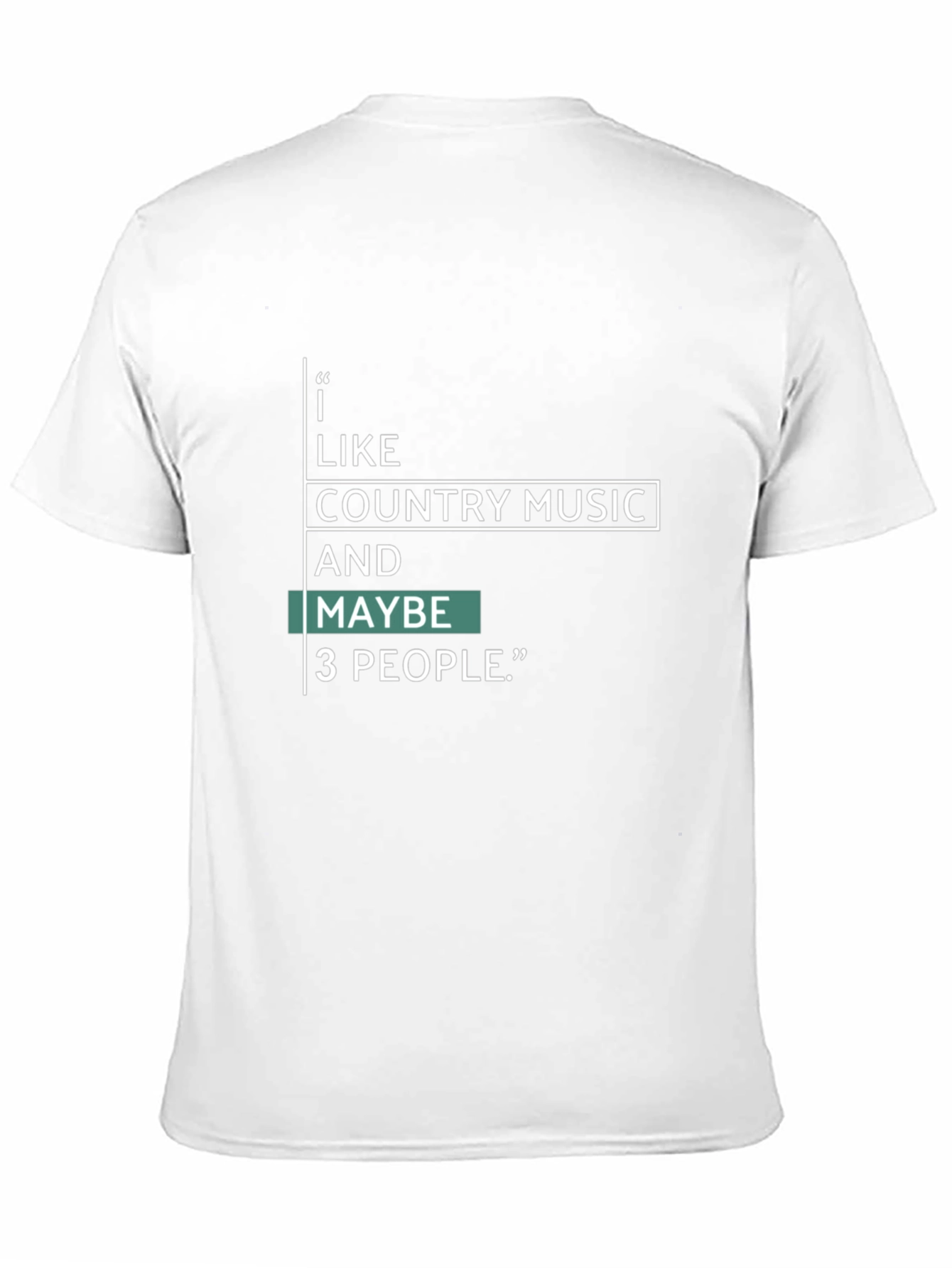 Country Music & People Graphic Tee - Black