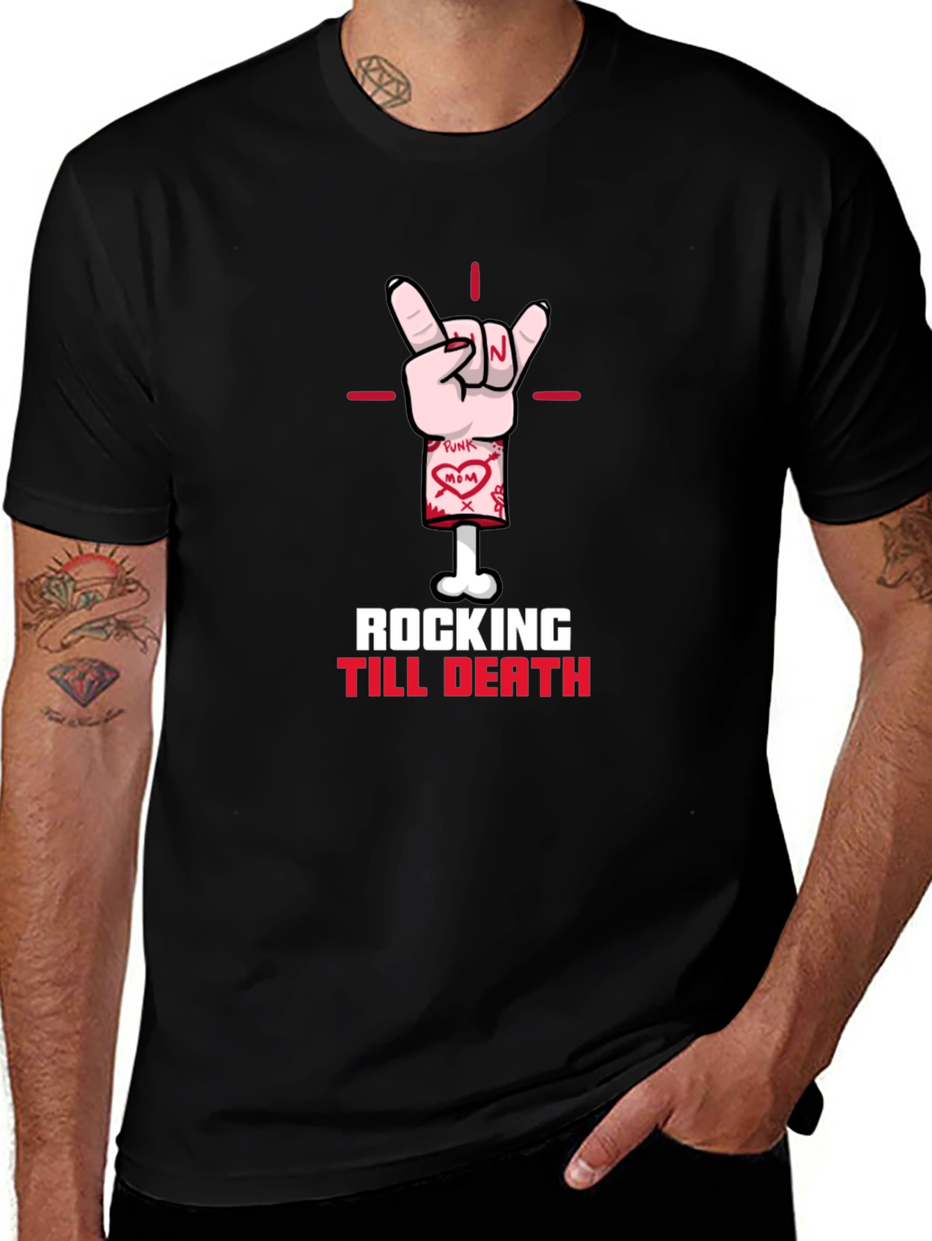 Rocking Till Death Graphic T-Shirt