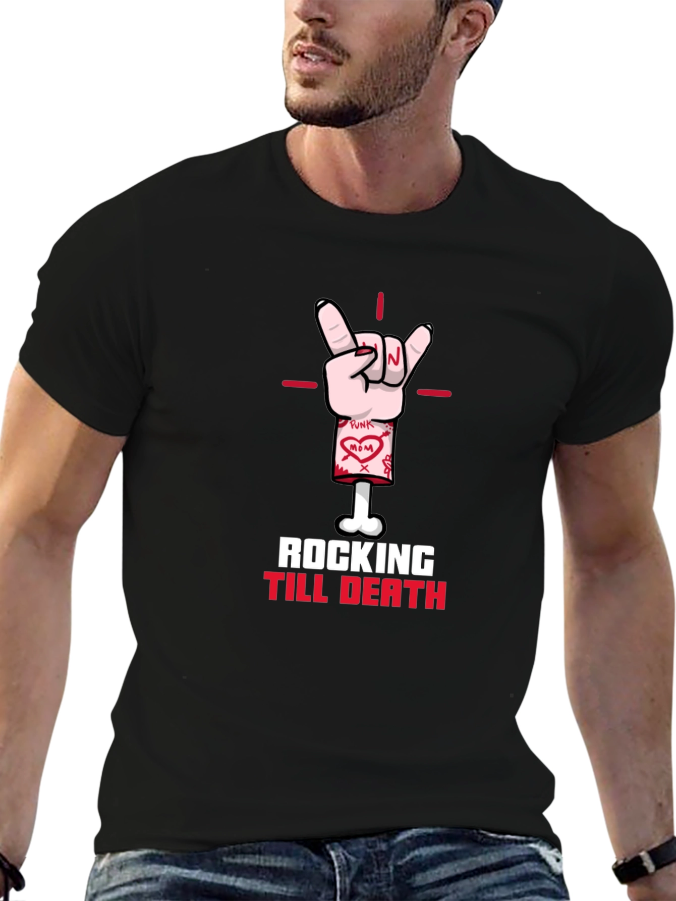 Rocking Till Death Graphic T-Shirt