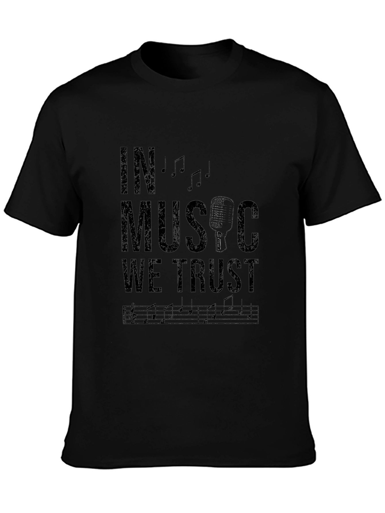 In Music We Trust Graphic T-Shirt
