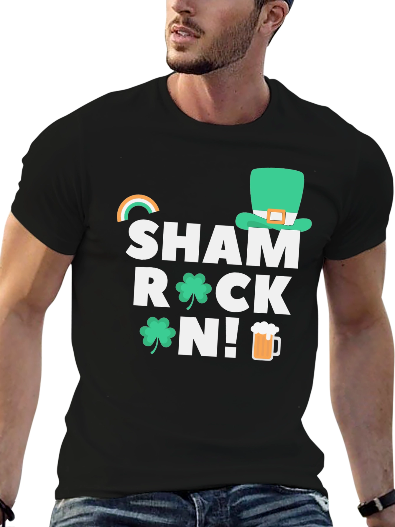 Shamrock On! St. Patricks Day Graphic Tee
