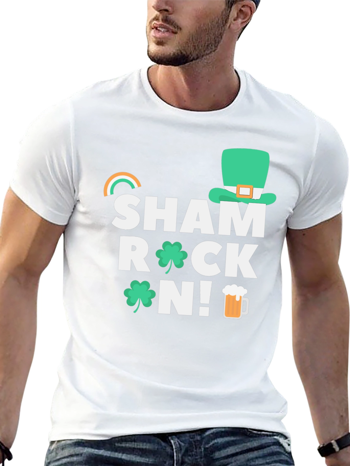 Shamrock On! St. Patricks Day Graphic Tee