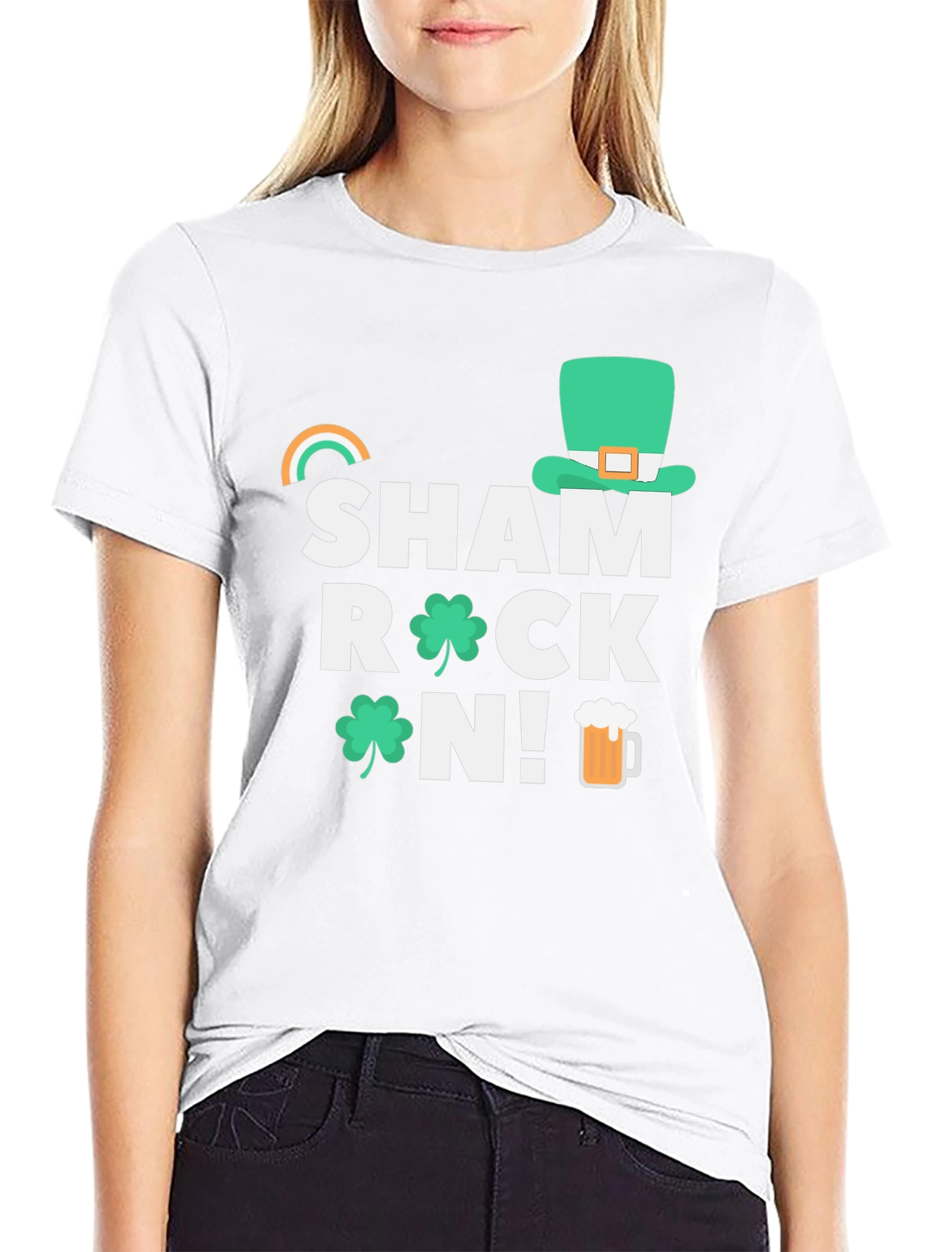 Shamrock On! St. Patricks Day Graphic Tee