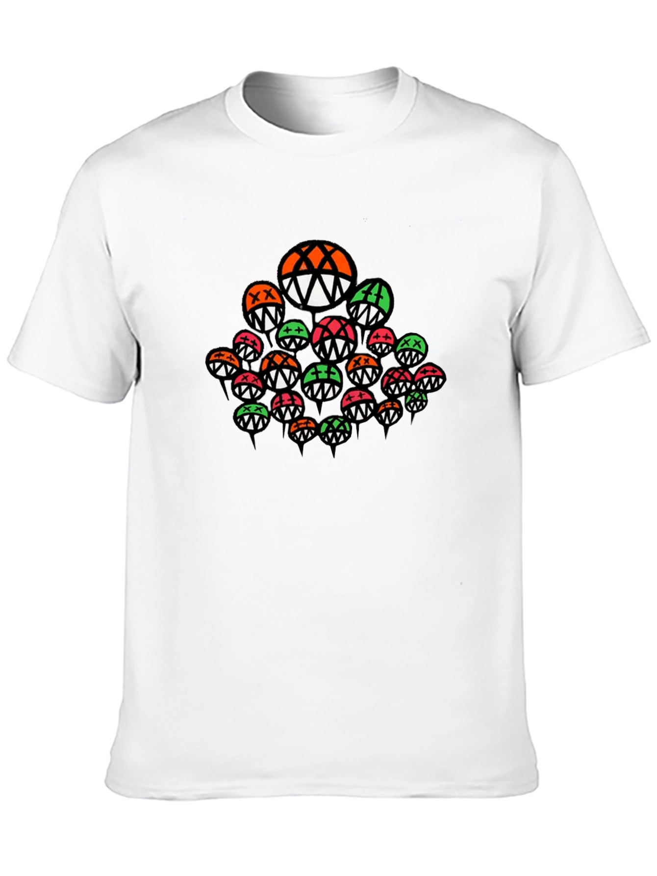 Unique Graphic Tee - Funky Monster Ball Design