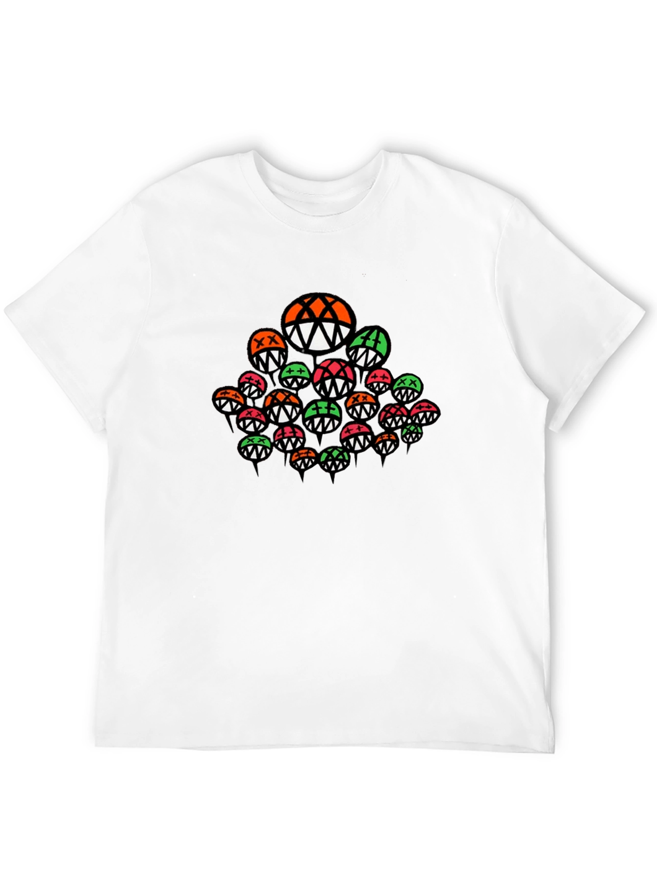 Unique Graphic Tee - Funky Monster Ball Design