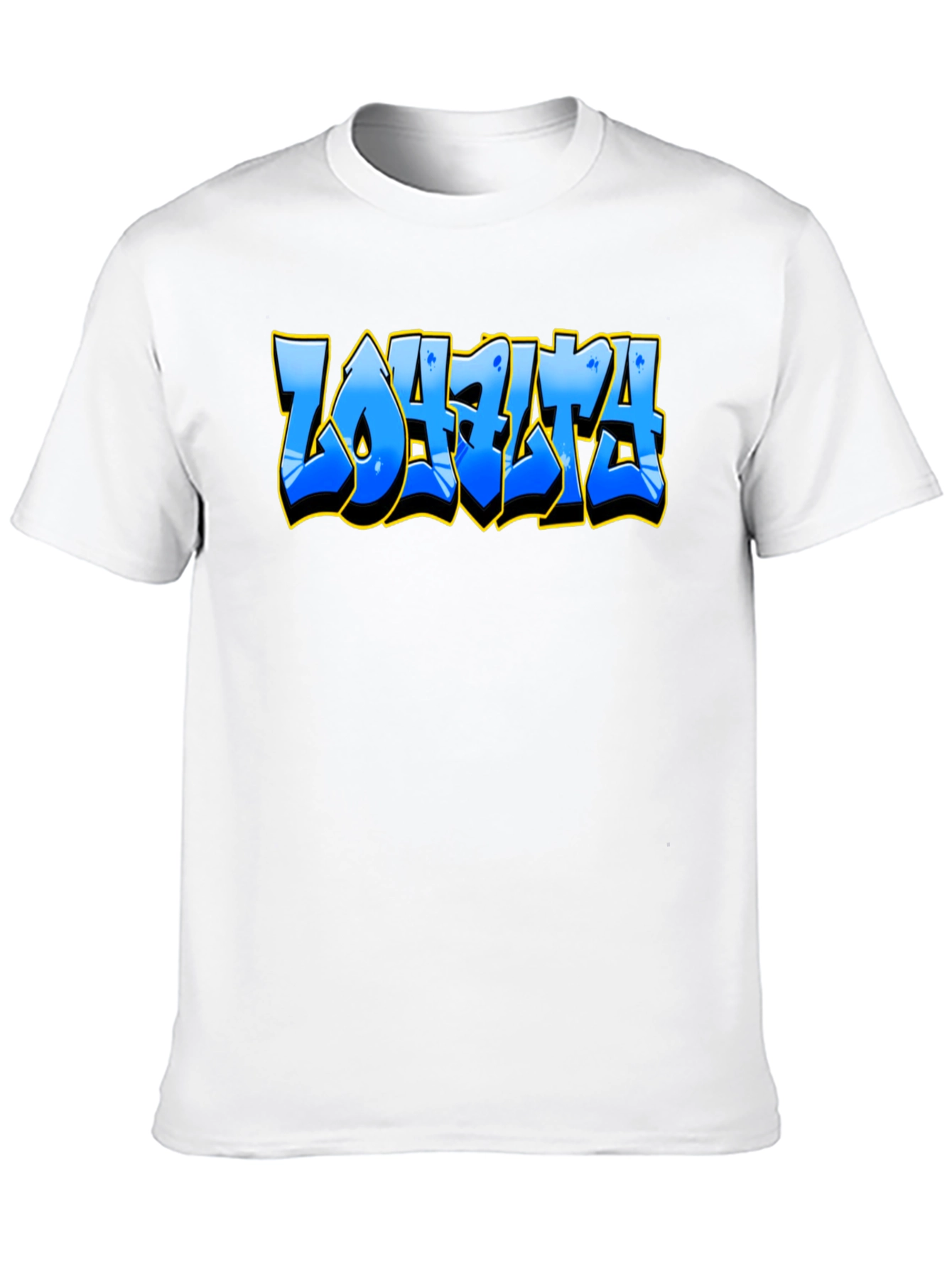 Graffiti Style Text Black T-Shirt