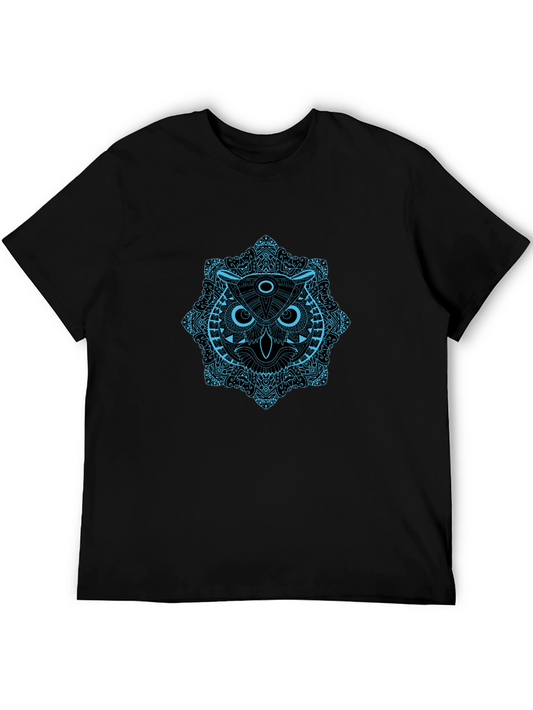 Owl Mandala T-Shirt - Stylish Graphic Tee