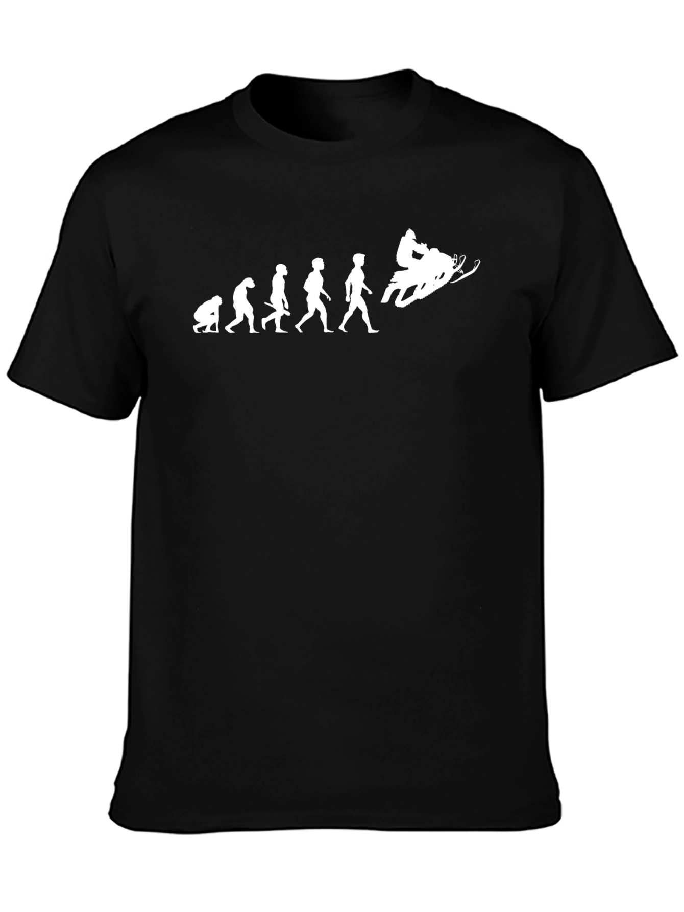 Evolution Snowmobile T-Shirt - Black