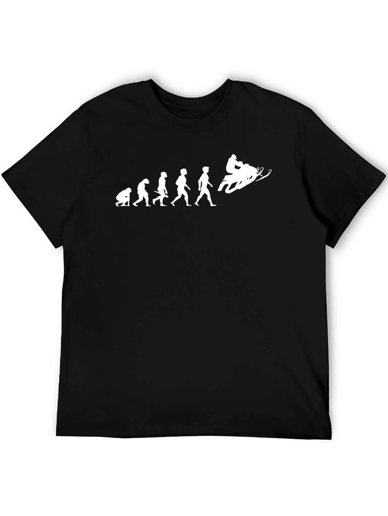 Evolution Snowmobile T-Shirt - Black