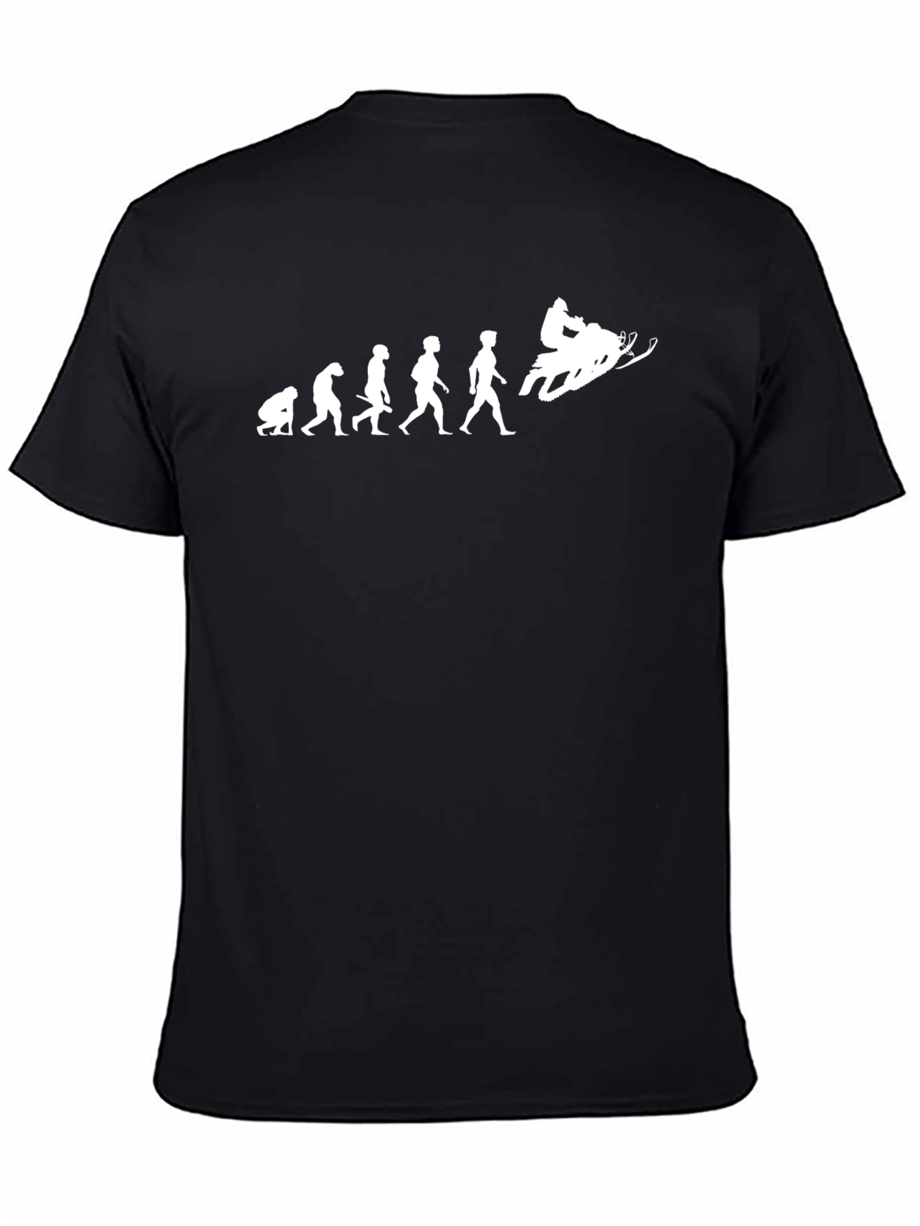 Evolution Snowmobile T-Shirt - Black