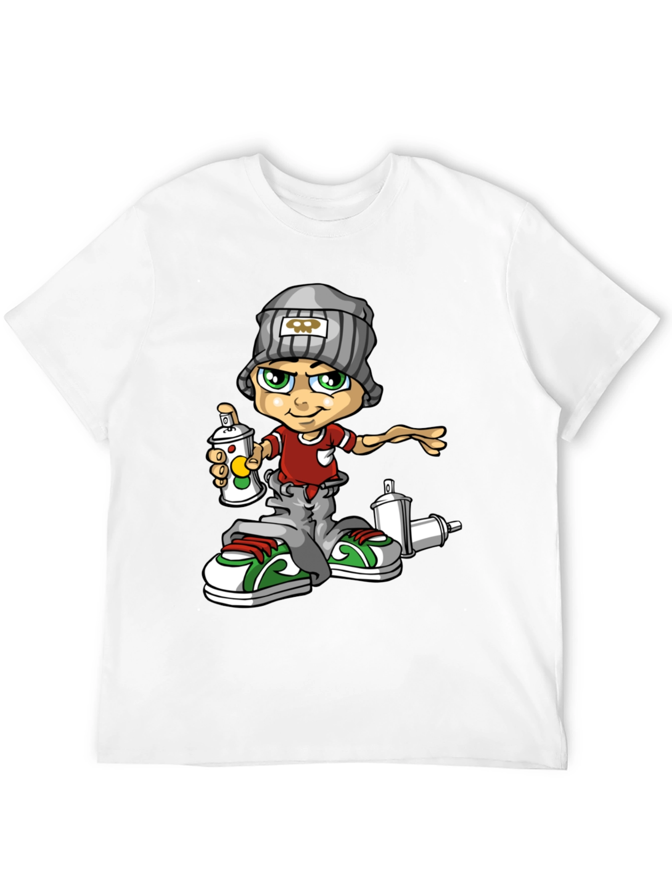 Graffiti Artist Graphic Tee - Cool Urban Style