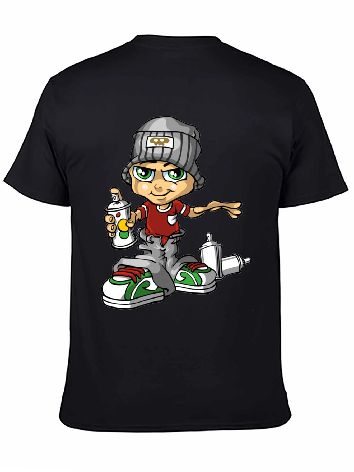 Graffiti Artist Graphic Tee - Cool Urban Style