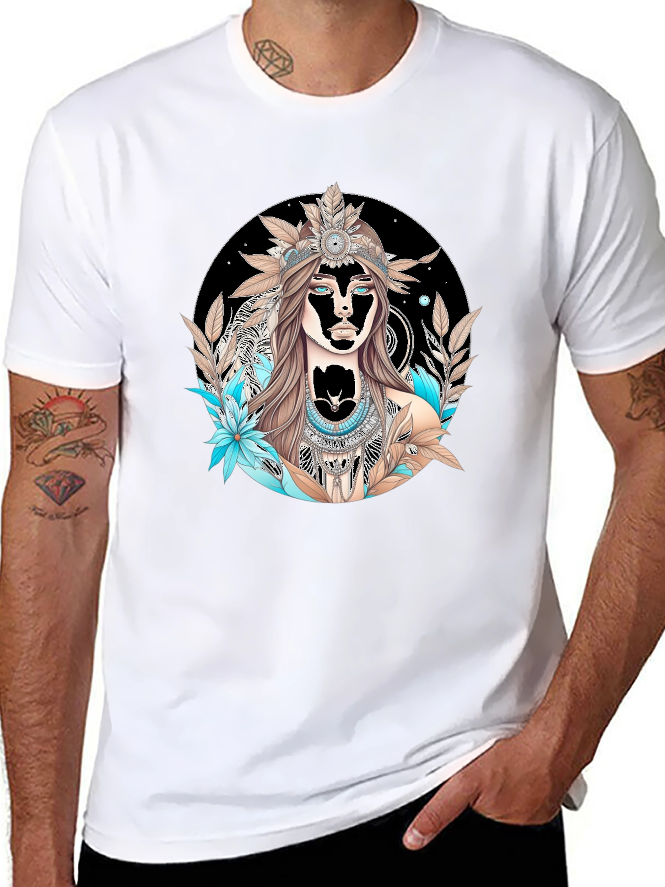 Mystic Woman Graphic T-Shirt - Black