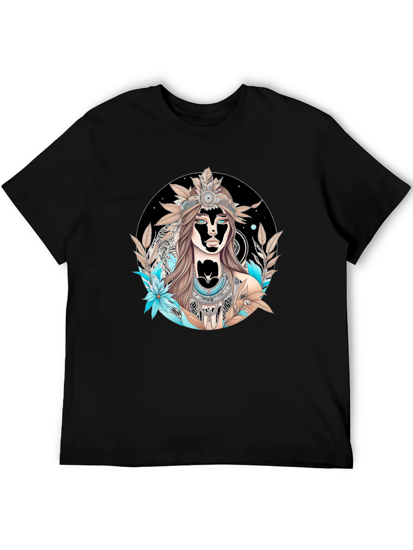 Mystic Woman Graphic T-Shirt - Black