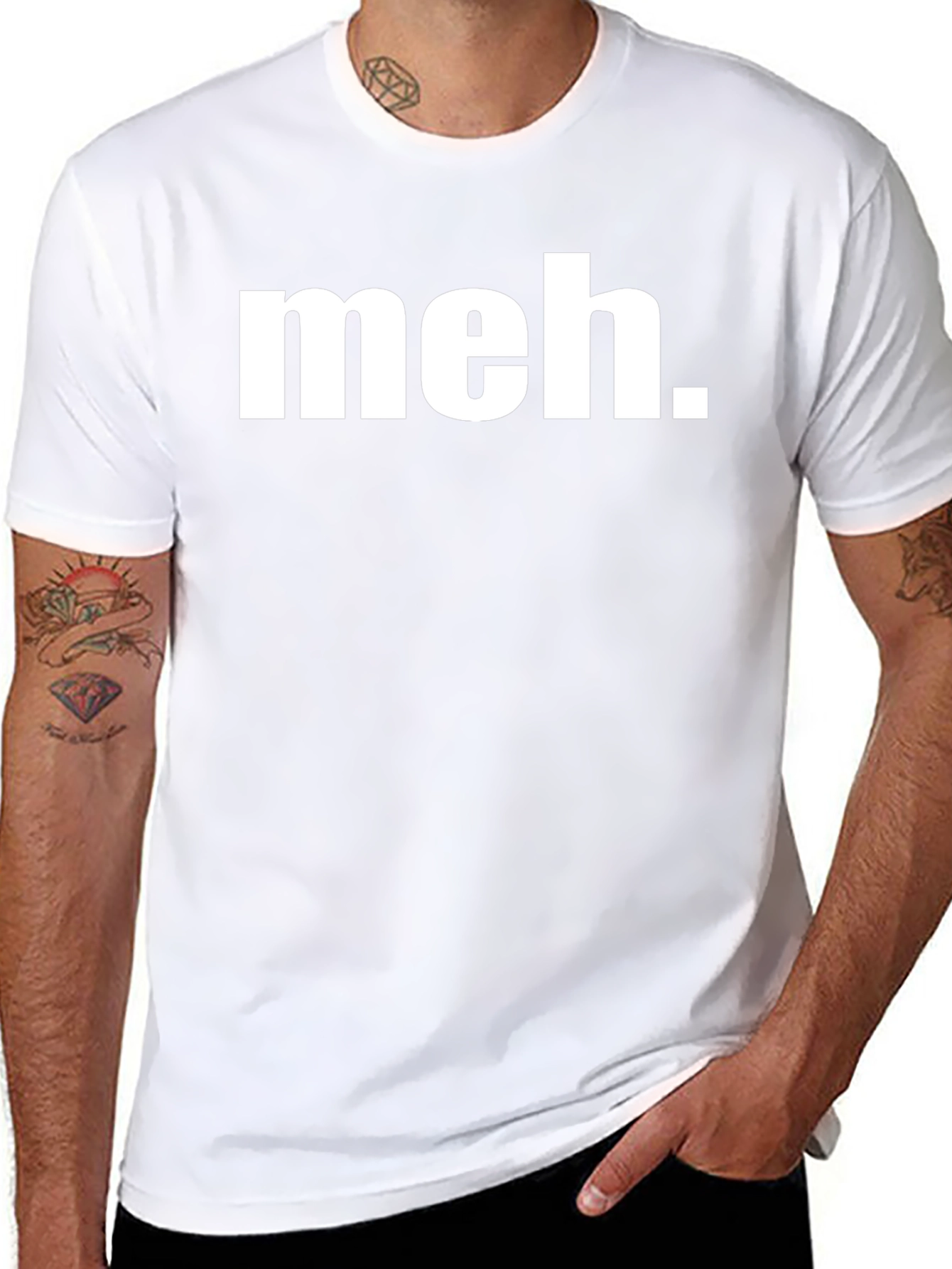 Meh Graphic T-Shirt - Casual Style