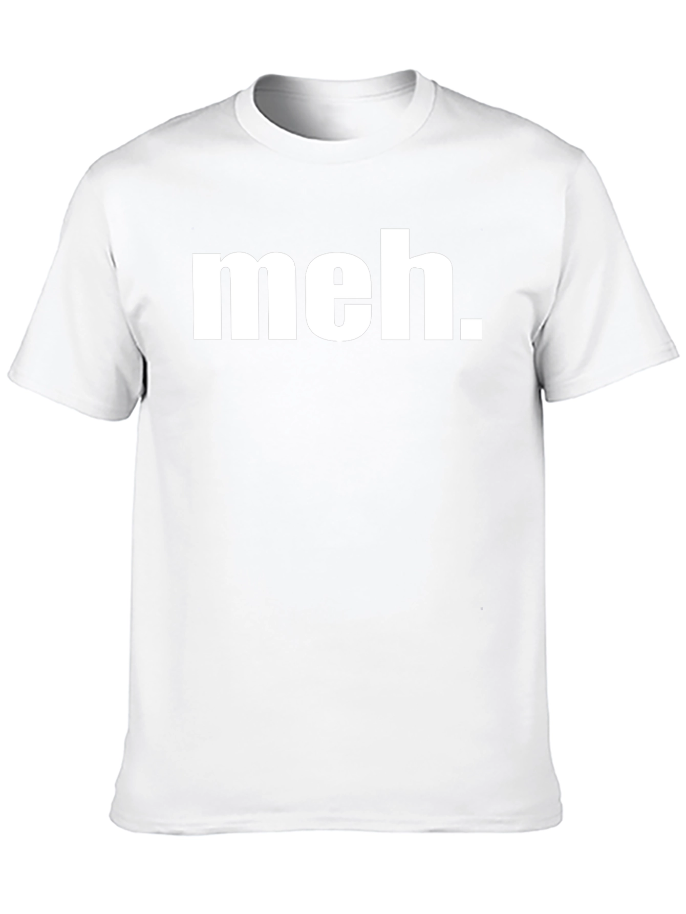 Meh Graphic T-Shirt - Casual Style