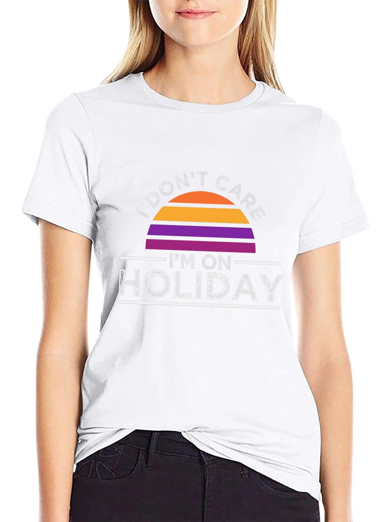 I Dont Care Im On Holiday T-Shirt