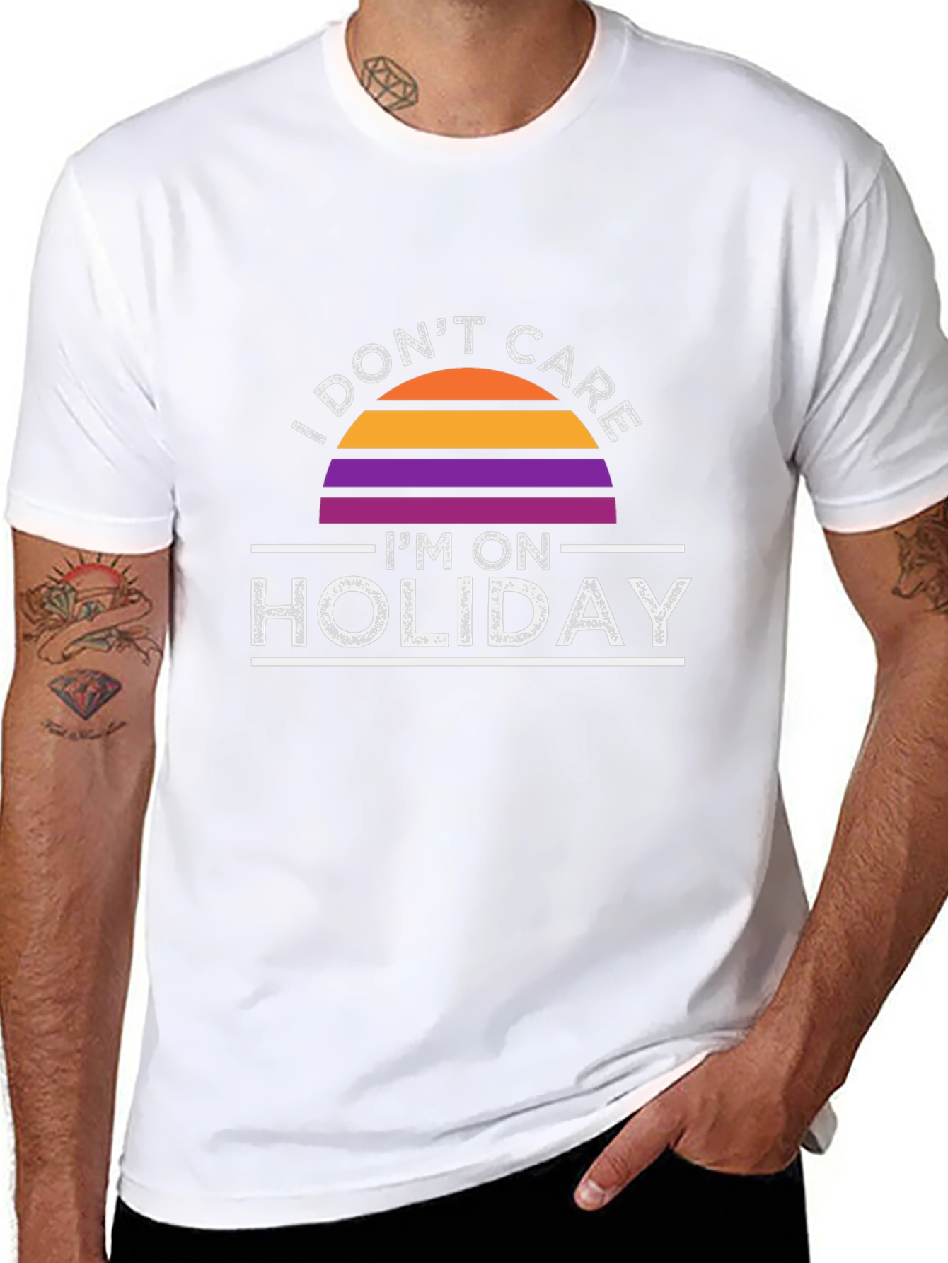 I Dont Care Im On Holiday T-Shirt