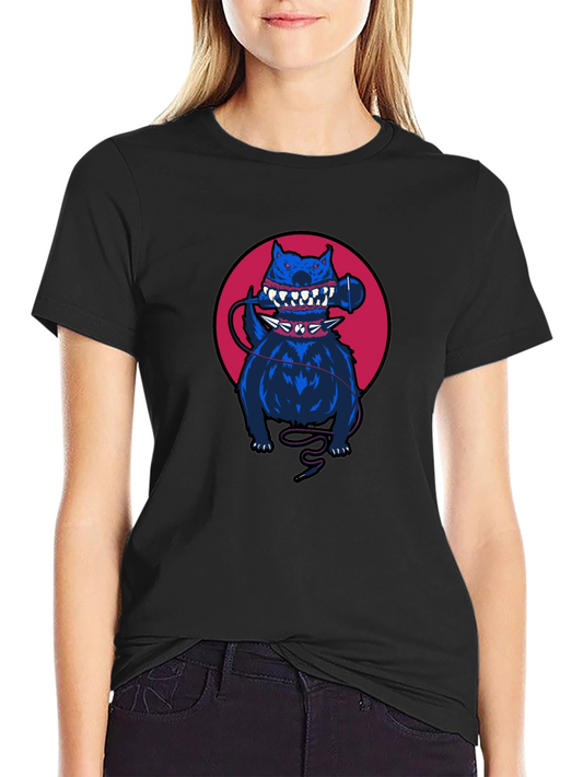 Cool Graphic T-Shirt - Spiked Collar Dog Design