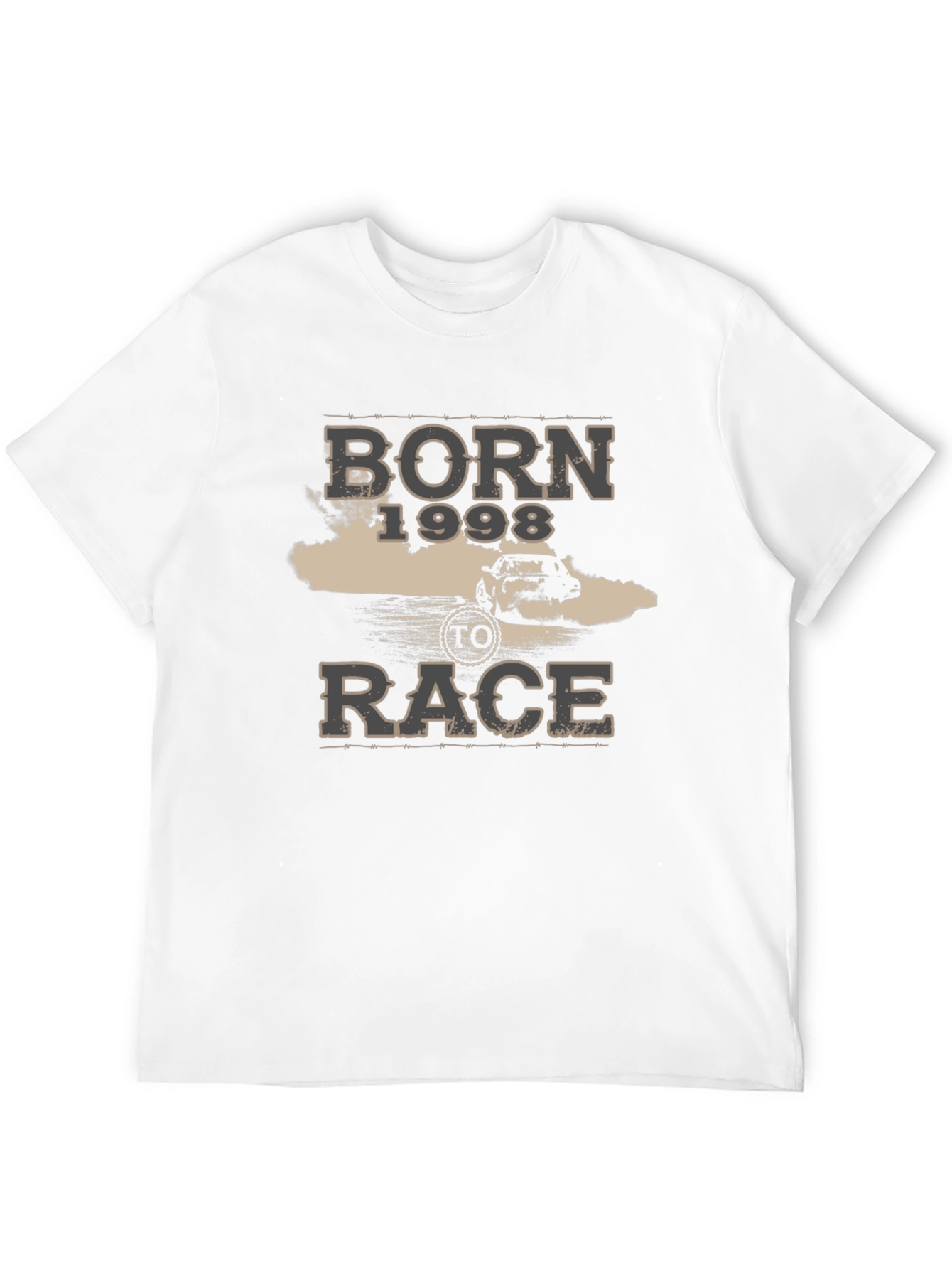 Born 1998 to Race Black Graphic T-Shirt