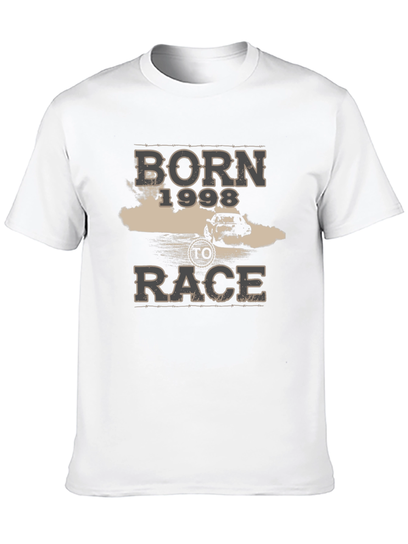 Born 1998 to Race Black Graphic T-Shirt