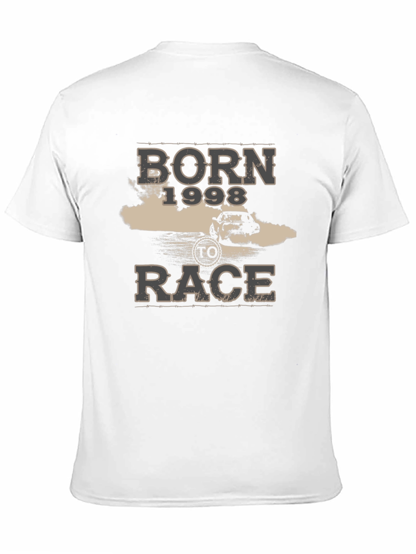 Born 1998 to Race Black Graphic T-Shirt