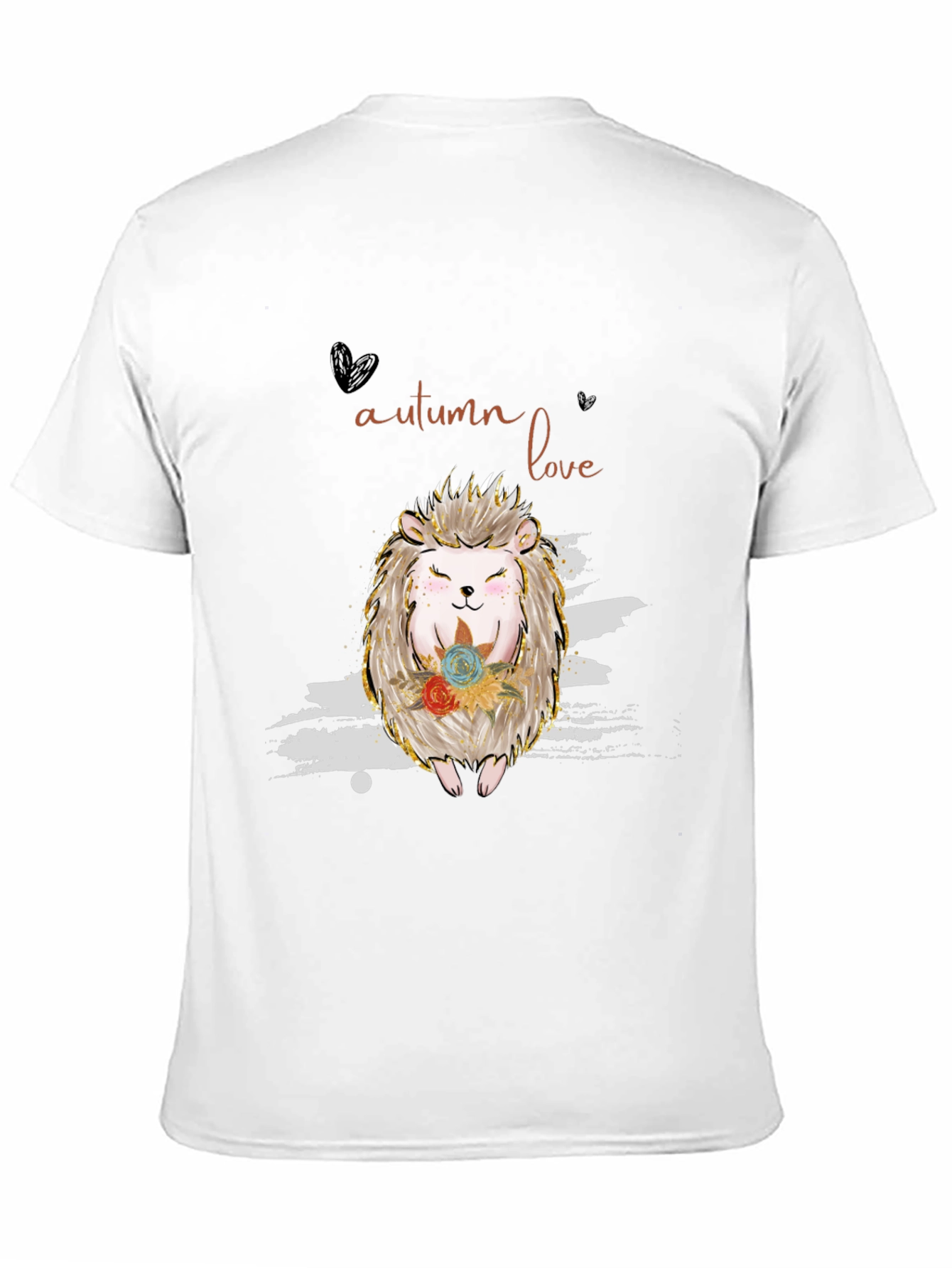 Autumn Love Hedgehog Graphic Tee