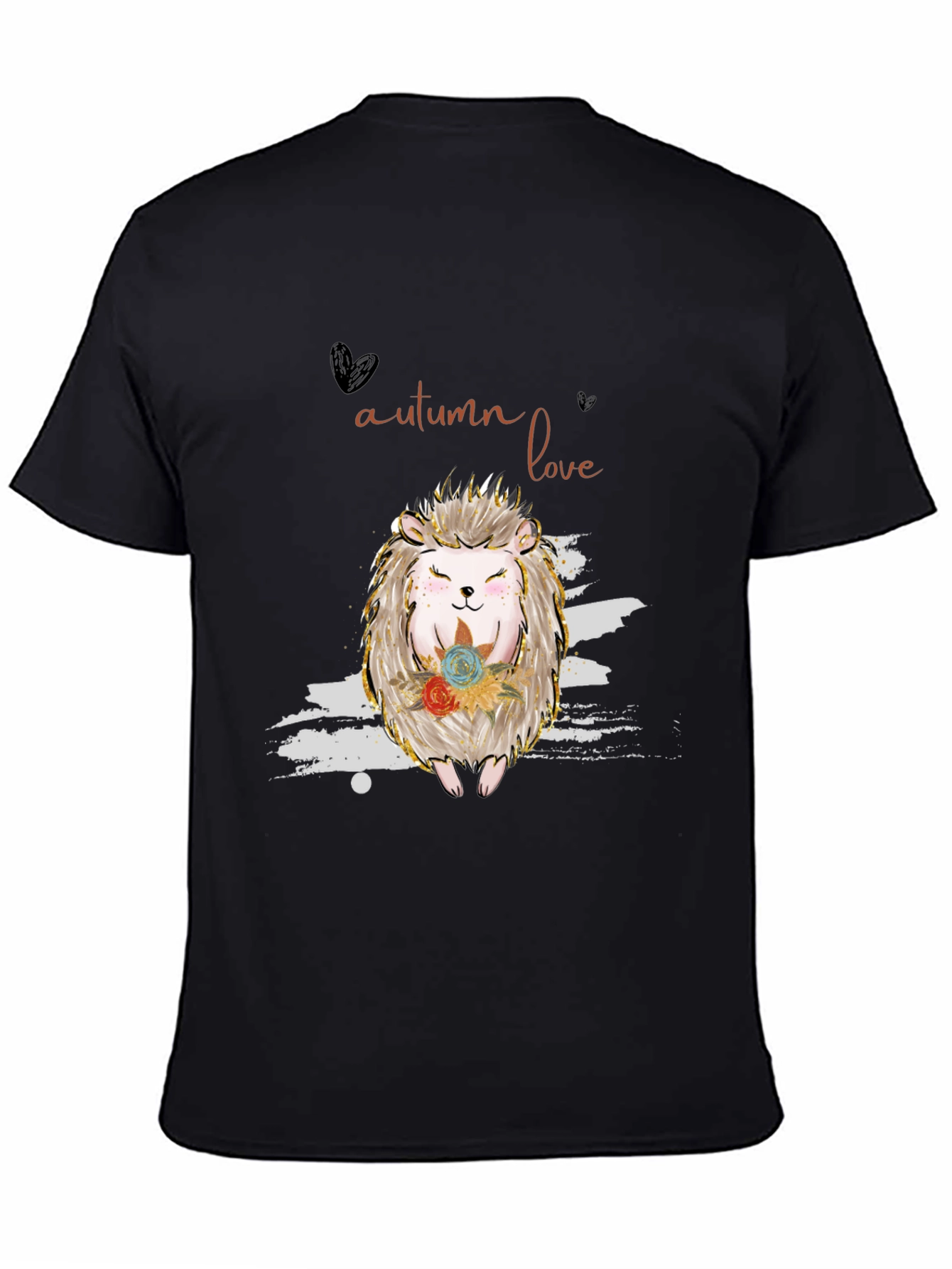 Autumn Love Hedgehog Graphic Tee