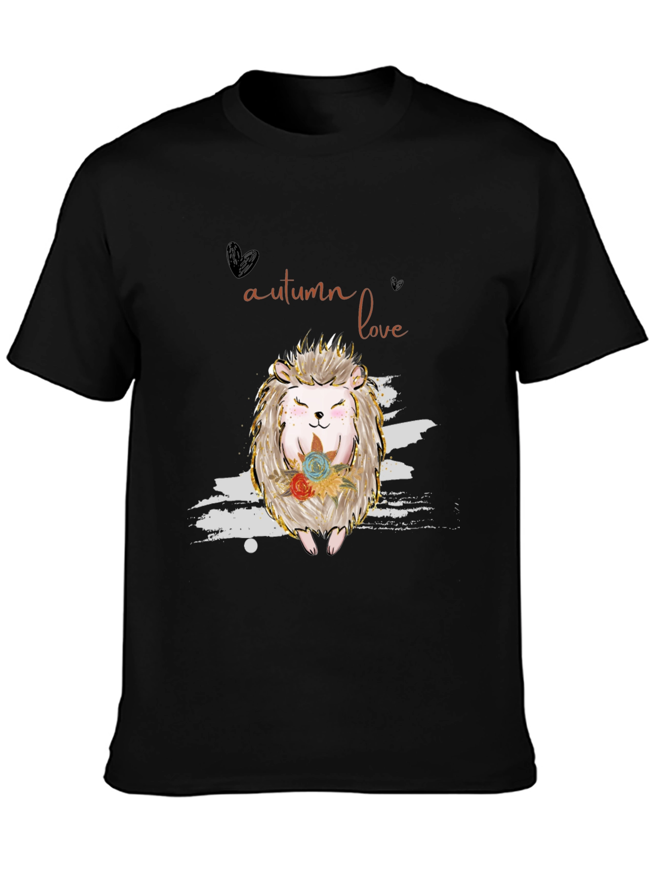 Autumn Love Hedgehog Graphic Tee