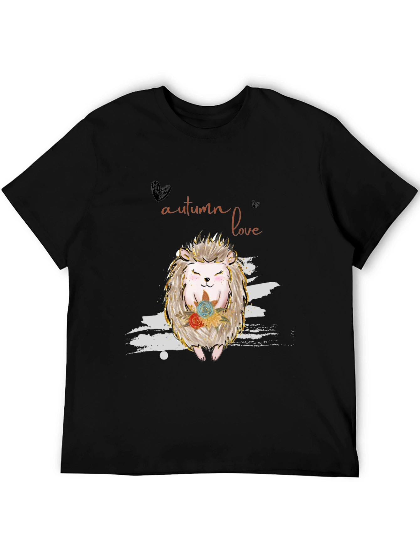 Autumn Love Hedgehog Graphic Tee