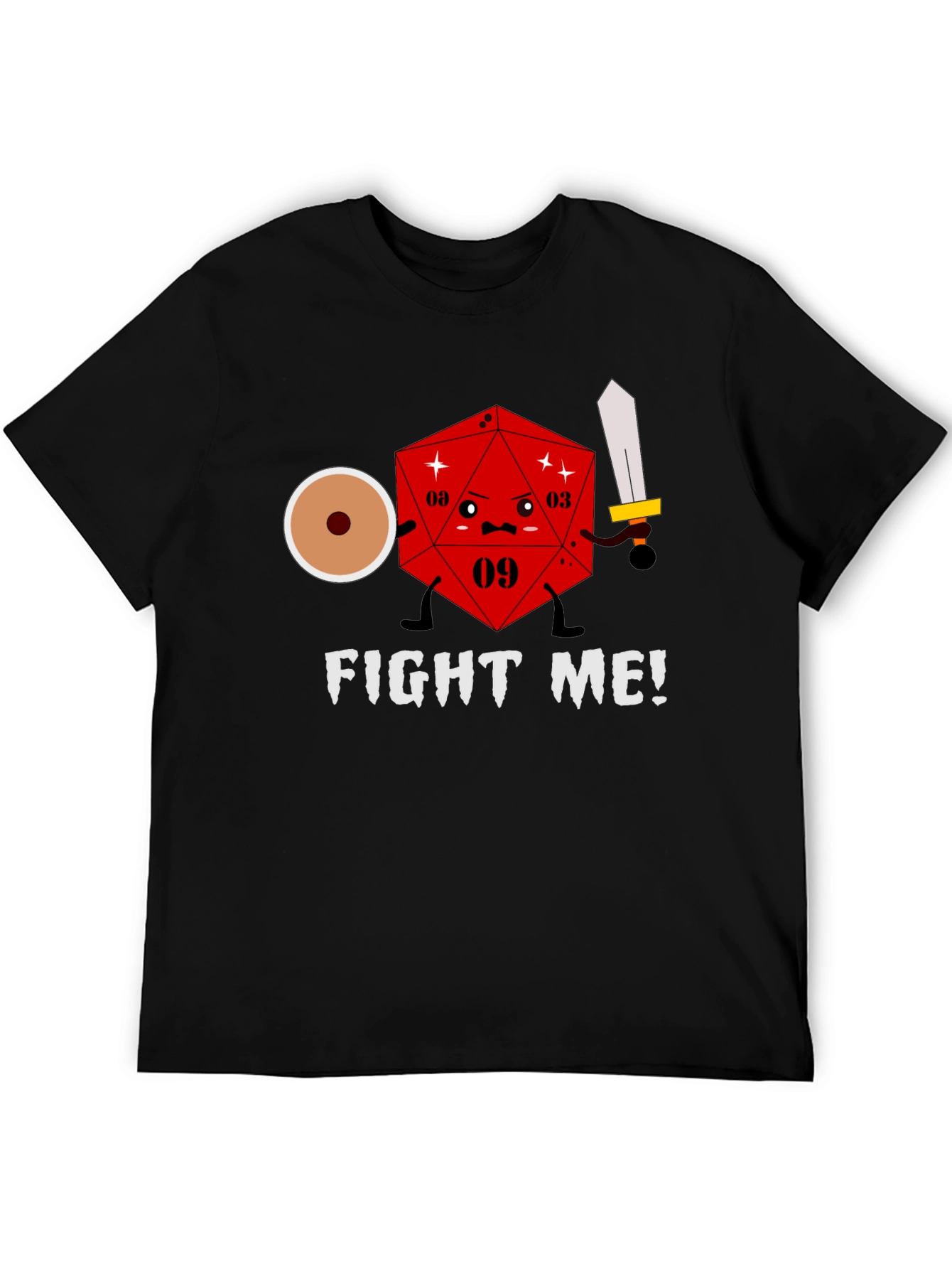 D&D Fight Me! T-Shirt - Role Playing Game Tee
