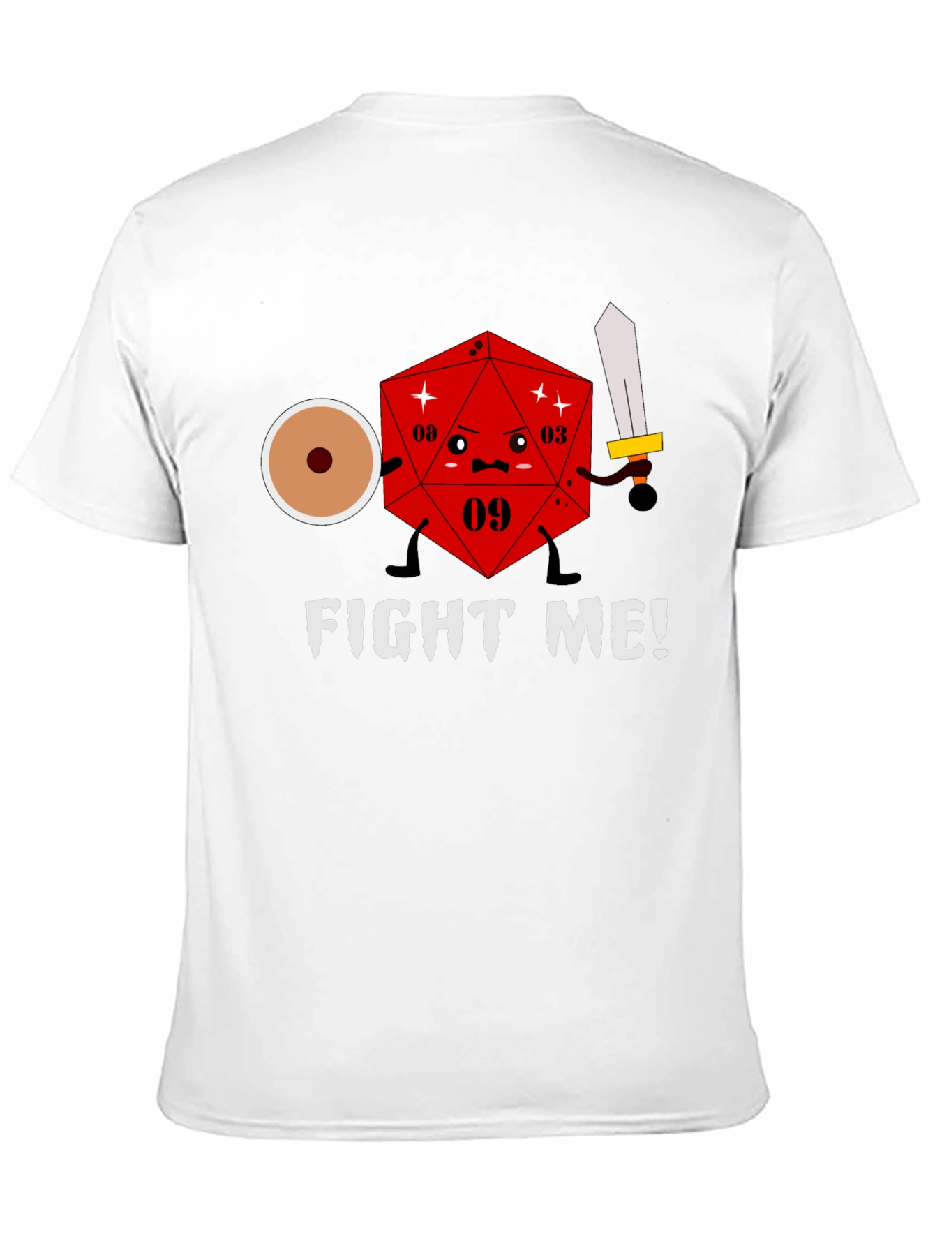 D&D Fight Me! T-Shirt - Role Playing Game Tee
