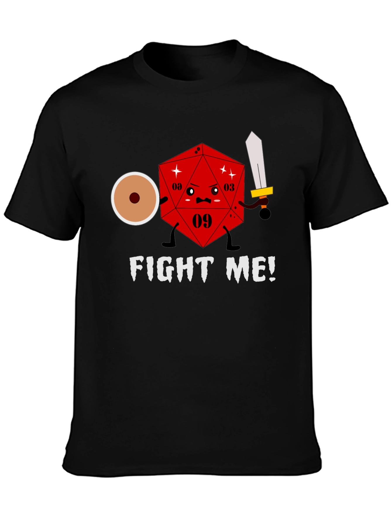 D&D Fight Me! T-Shirt - Role Playing Game Tee