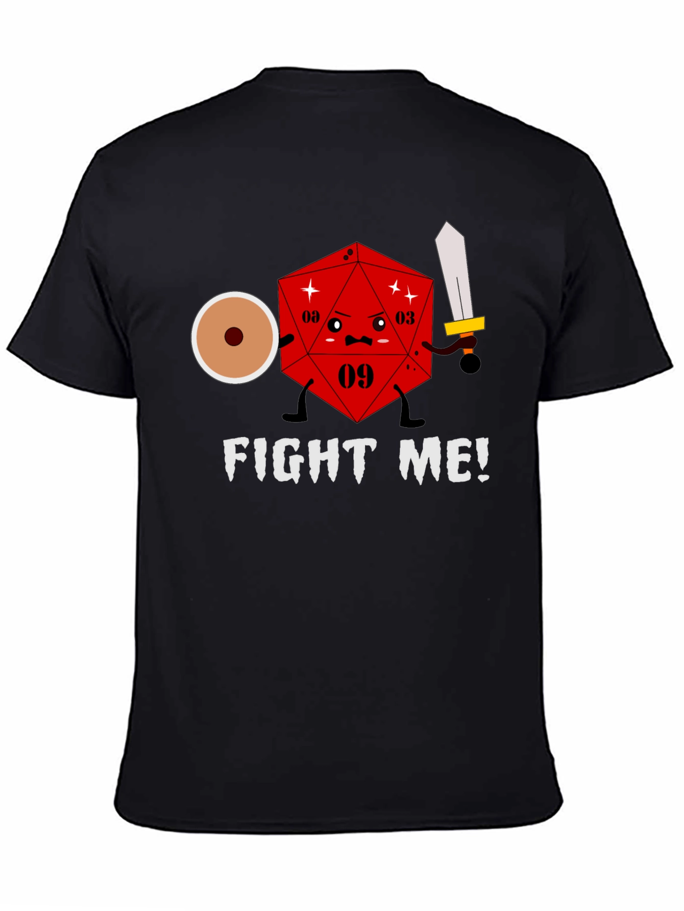 D&D Fight Me! T-Shirt - Role Playing Game Tee