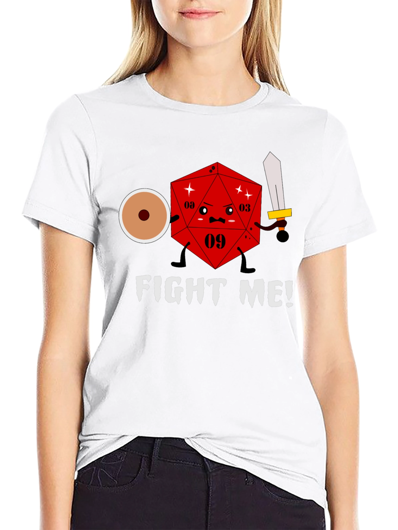 D&D Fight Me! T-Shirt - Role Playing Game Tee