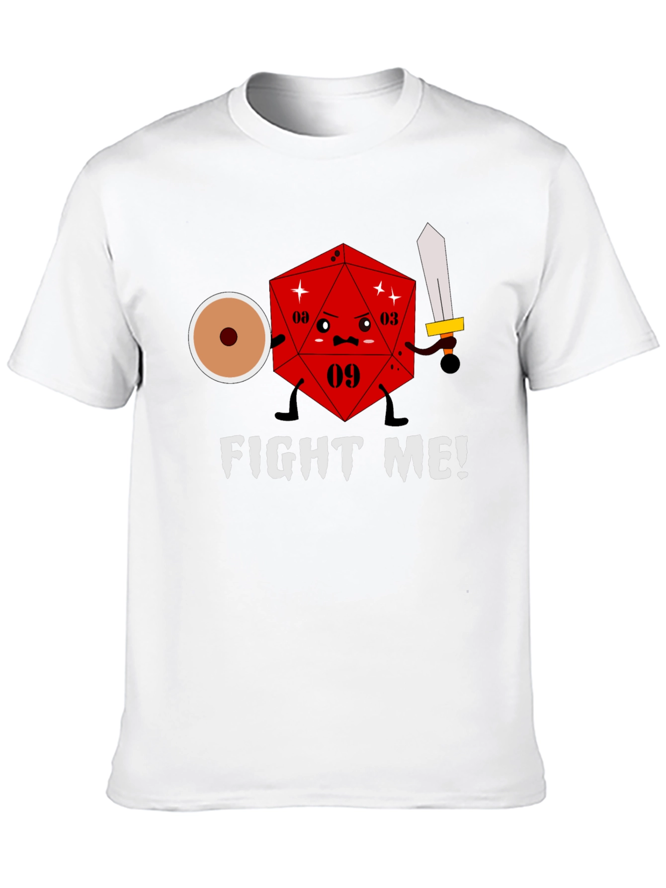 D&D Fight Me! T-Shirt - Role Playing Game Tee