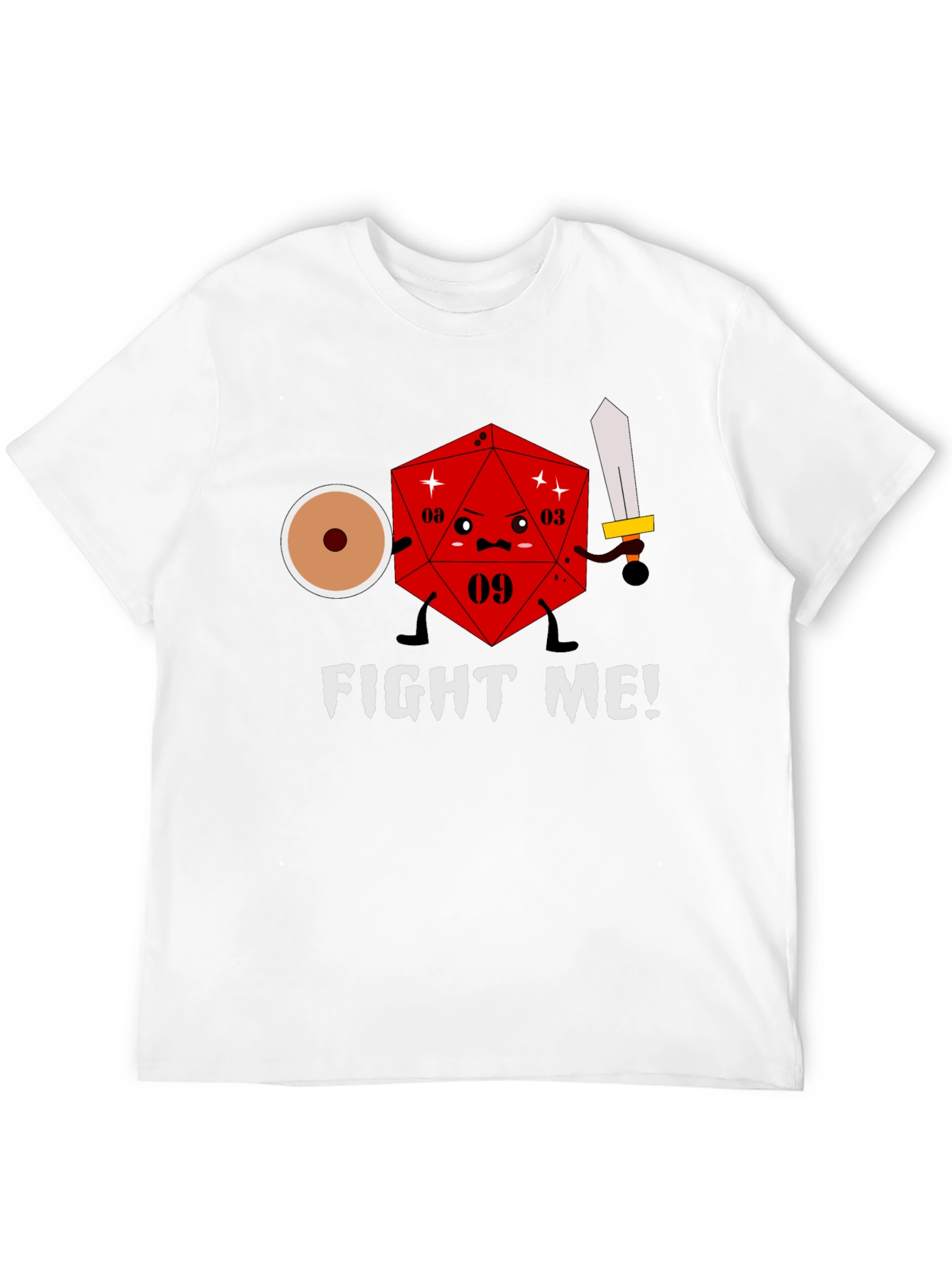 D&D Fight Me! T-Shirt - Role Playing Game Tee