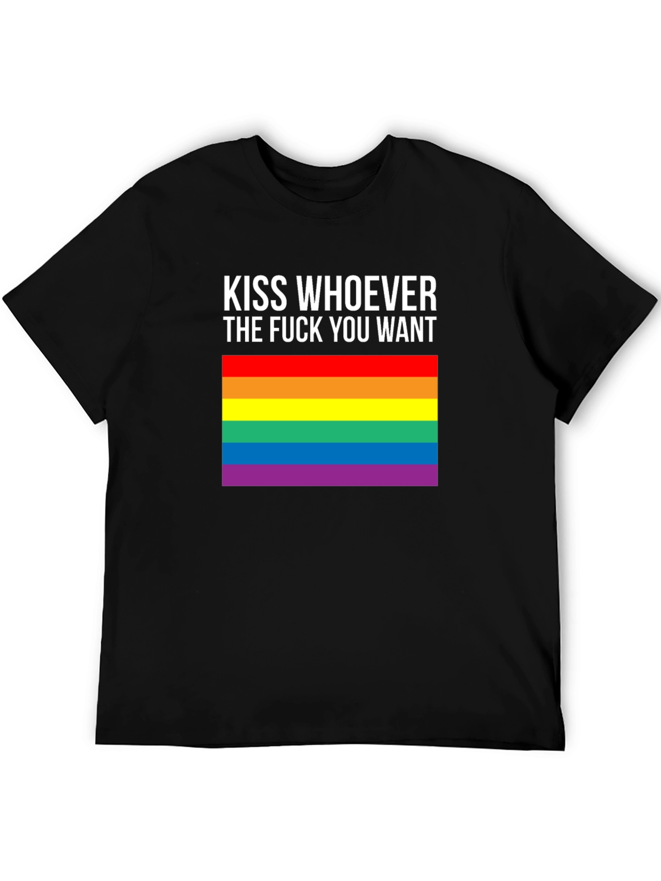 LGBT Pride T-Shirt - Kiss Whoever
