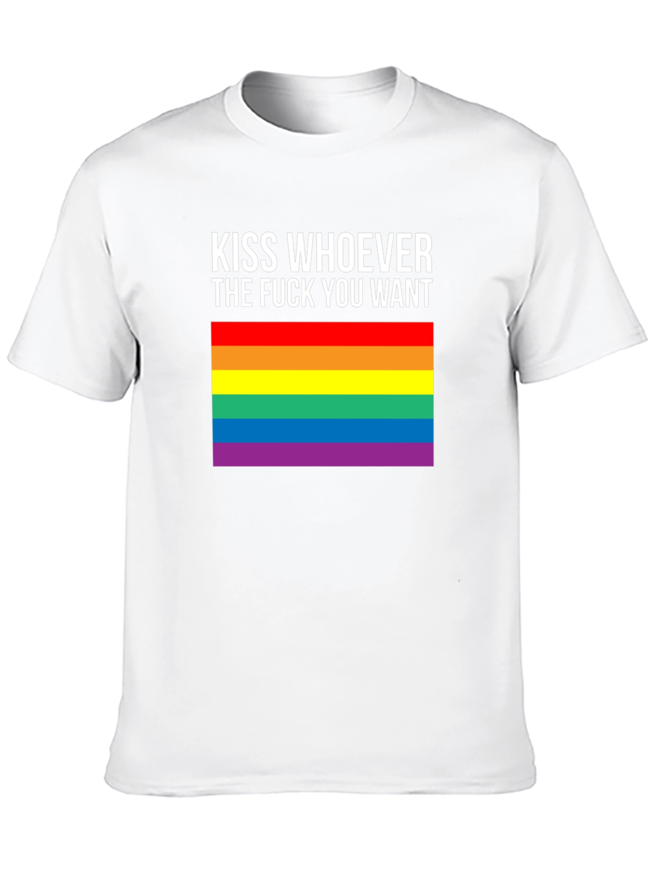 LGBT Pride T-Shirt - Kiss Whoever