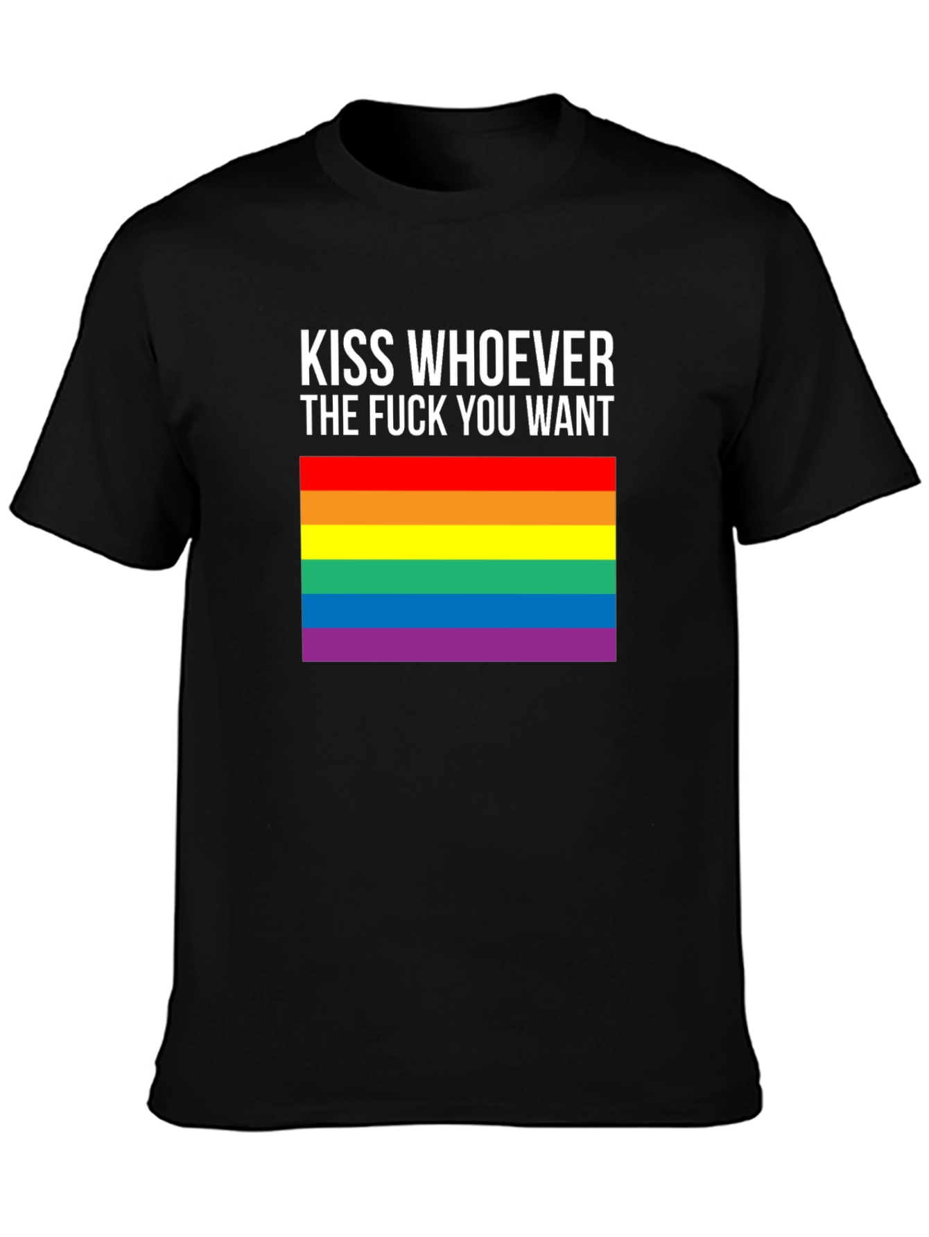LGBT Pride T-Shirt - Kiss Whoever