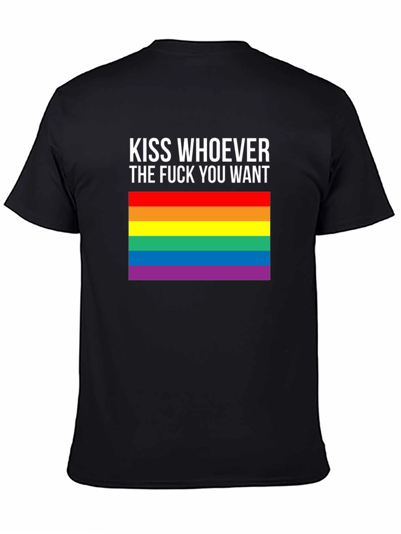 LGBT Pride T-Shirt - Kiss Whoever