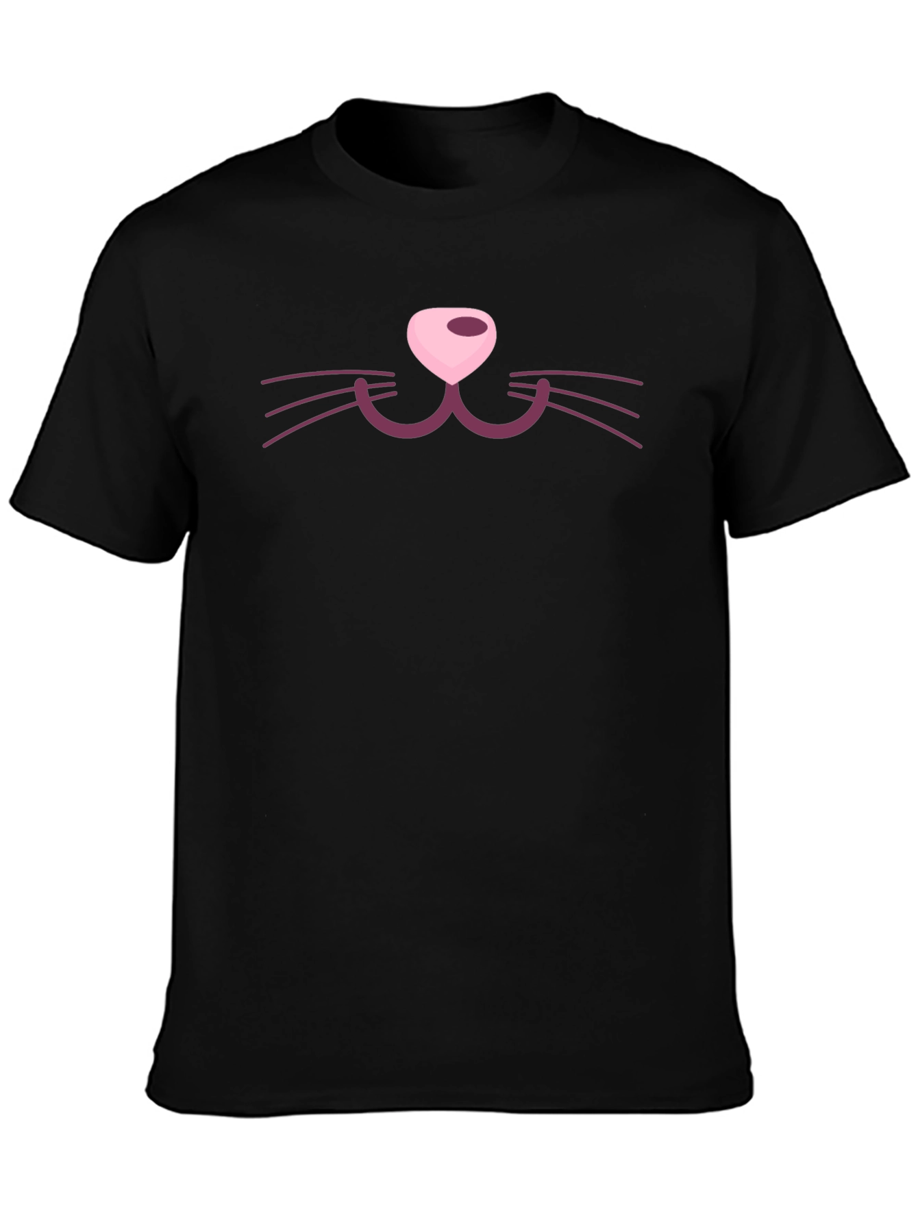 Cat Face Graphic Tee - Fun Novelty Shirt
