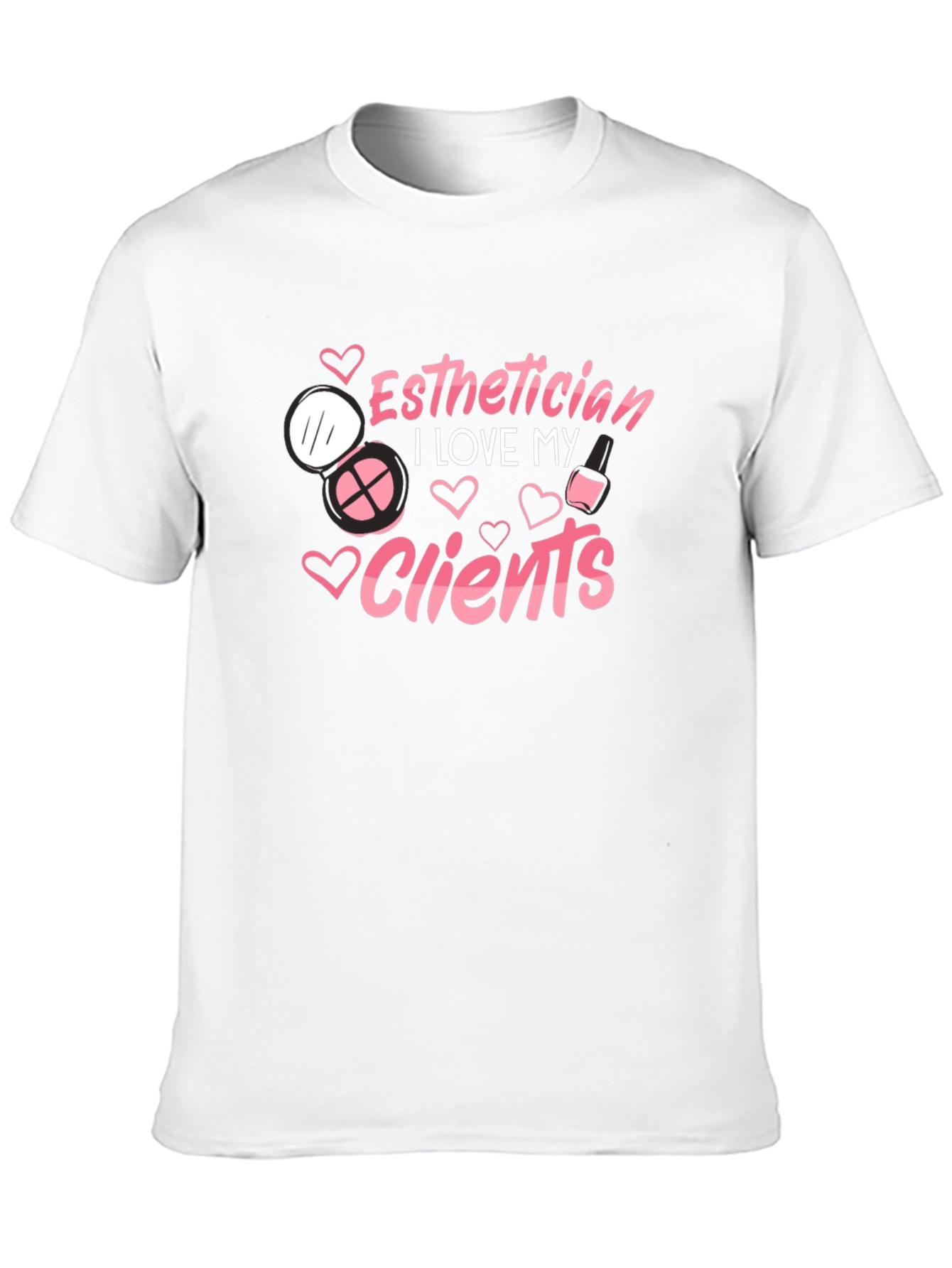 Esthetician Love Clients Black T-Shirt