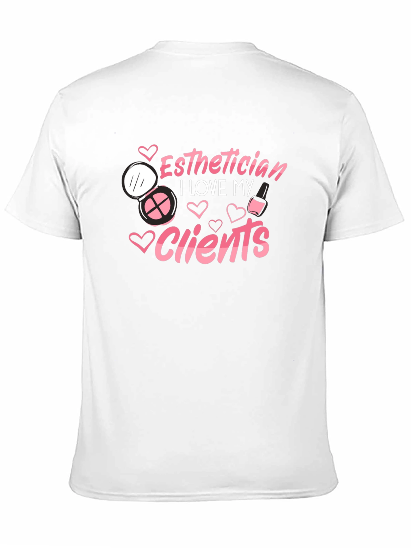 Esthetician Love Clients Black T-Shirt